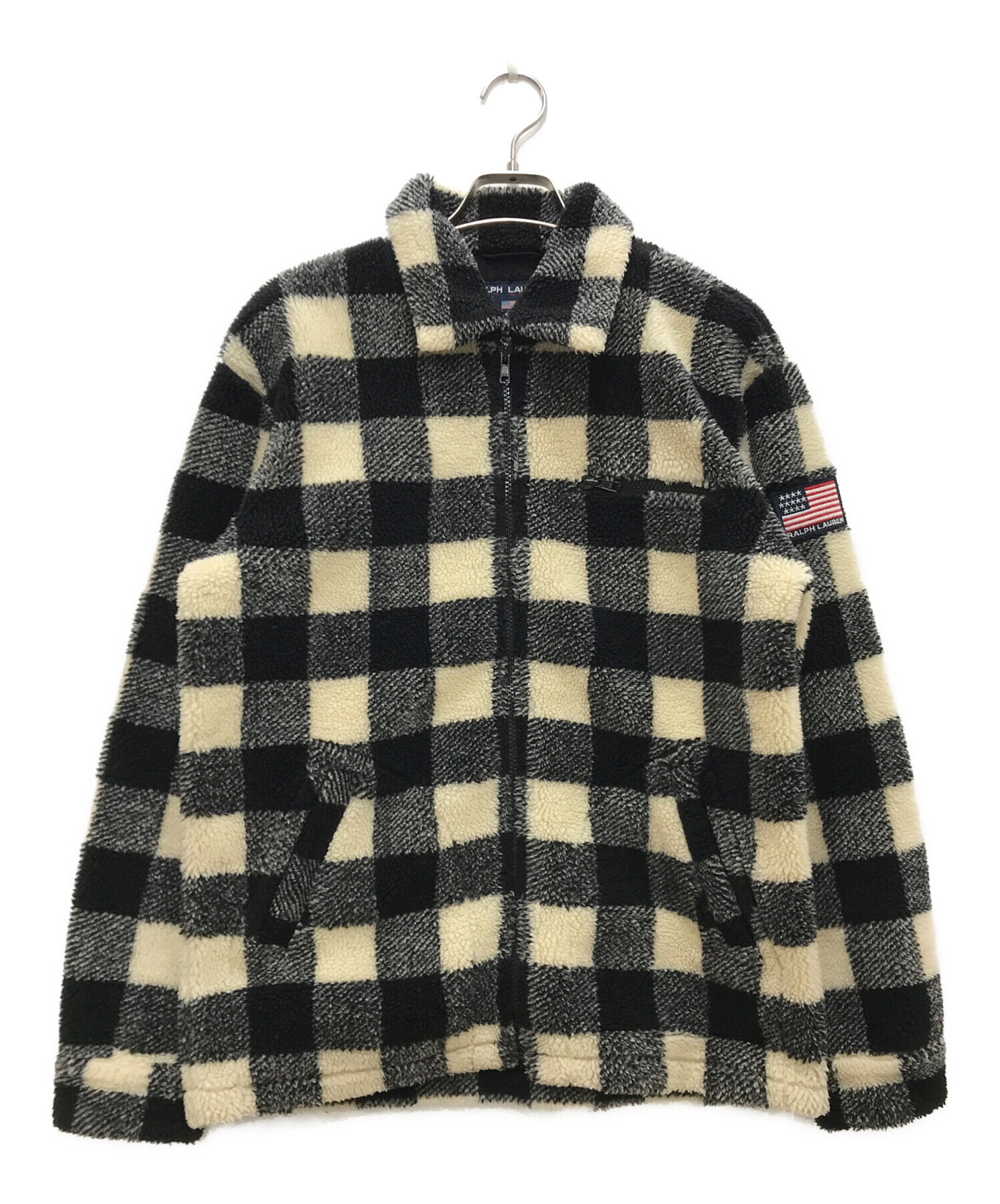 中古・古着通販】POLO SPORT (ポロスポーツ) ボアジャケット ホワイト  
