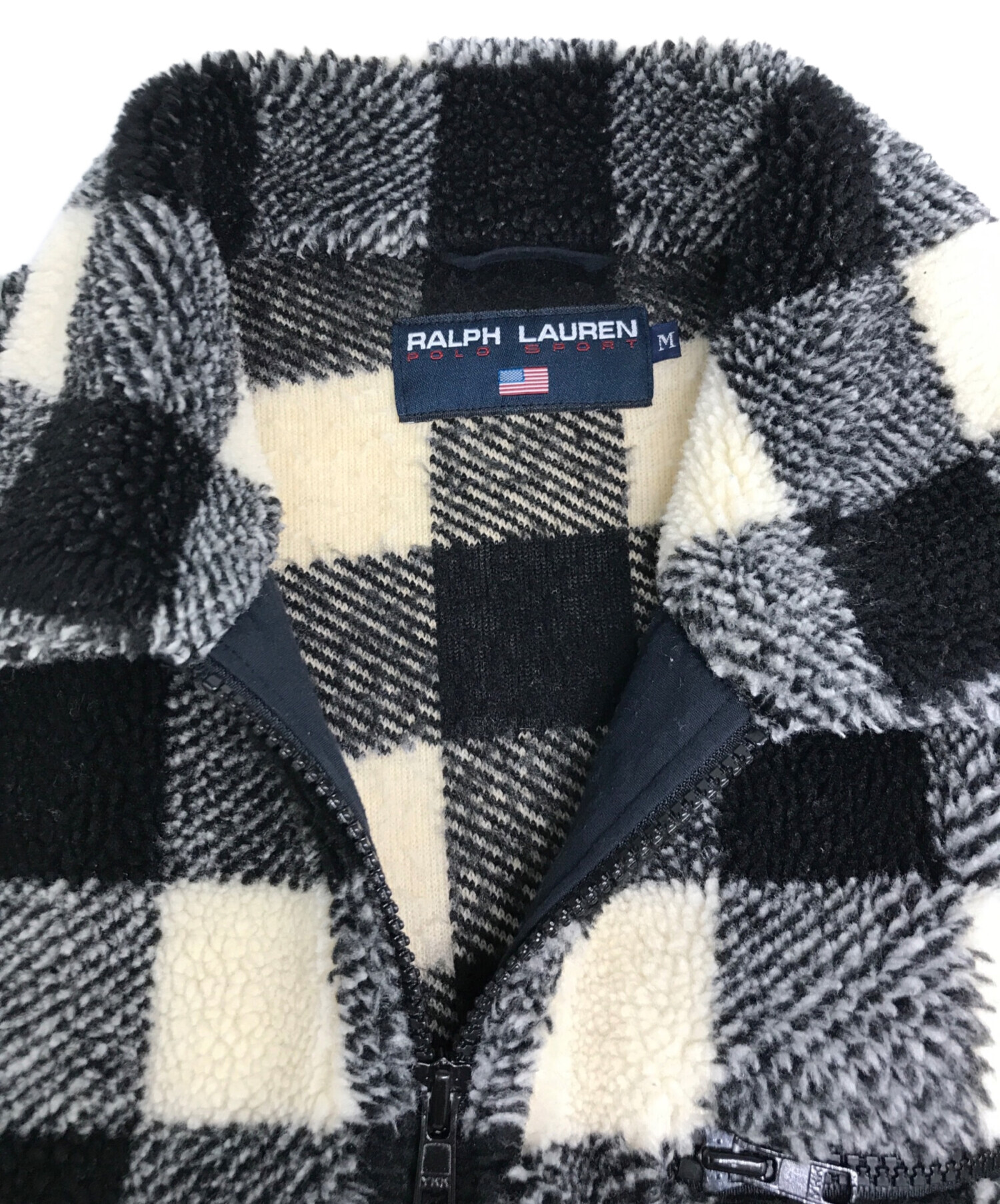 中古・古着通販】POLO SPORT (ポロスポーツ) ボアジャケット ホワイト  