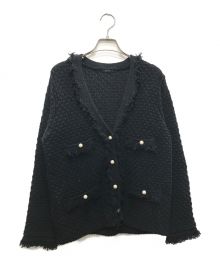 中古・古着通販】allureville (アルアバイル) フリゼVネックニット 