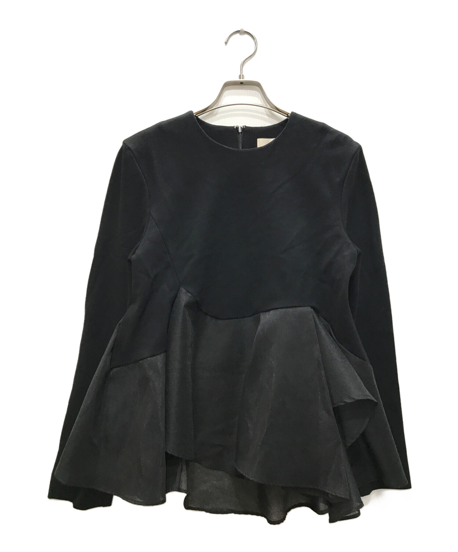 中古・古着通販】Heve (ヘイヴ) アシンメトリーペプラムブラウス 