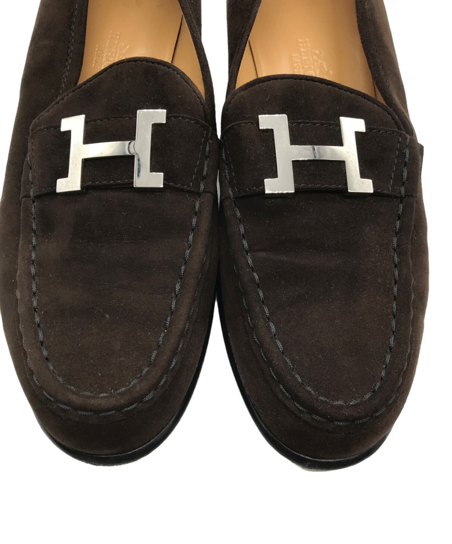 中古・古着通販】HERMES (エルメス) コンスタンスバックル スエード 