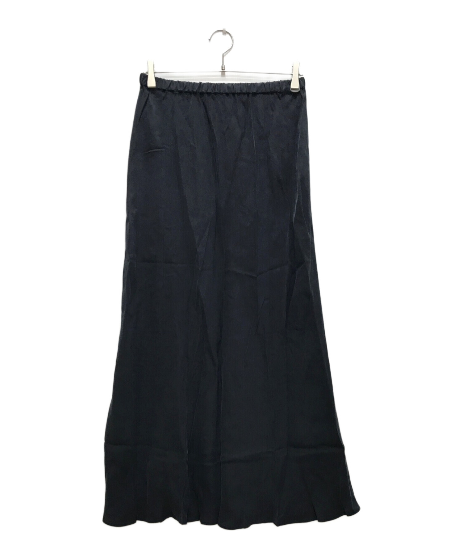 【新品】　AP STUDIO フィブリルキュプラスカート　ブラック 新品】AP STUDIO フィブリルキュプラ スカート ブラック 38