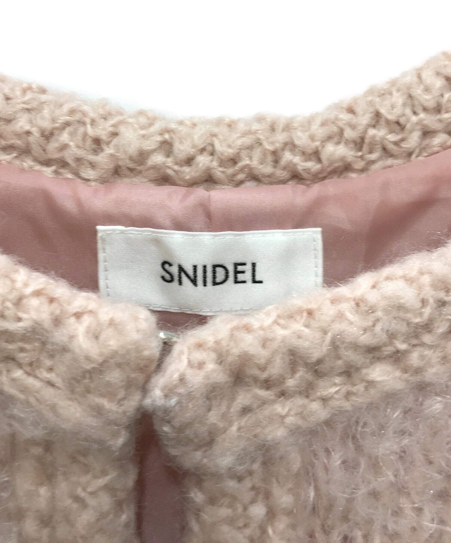 SNIDEL ピンク ファーコート 2wayカラープードルファーコート