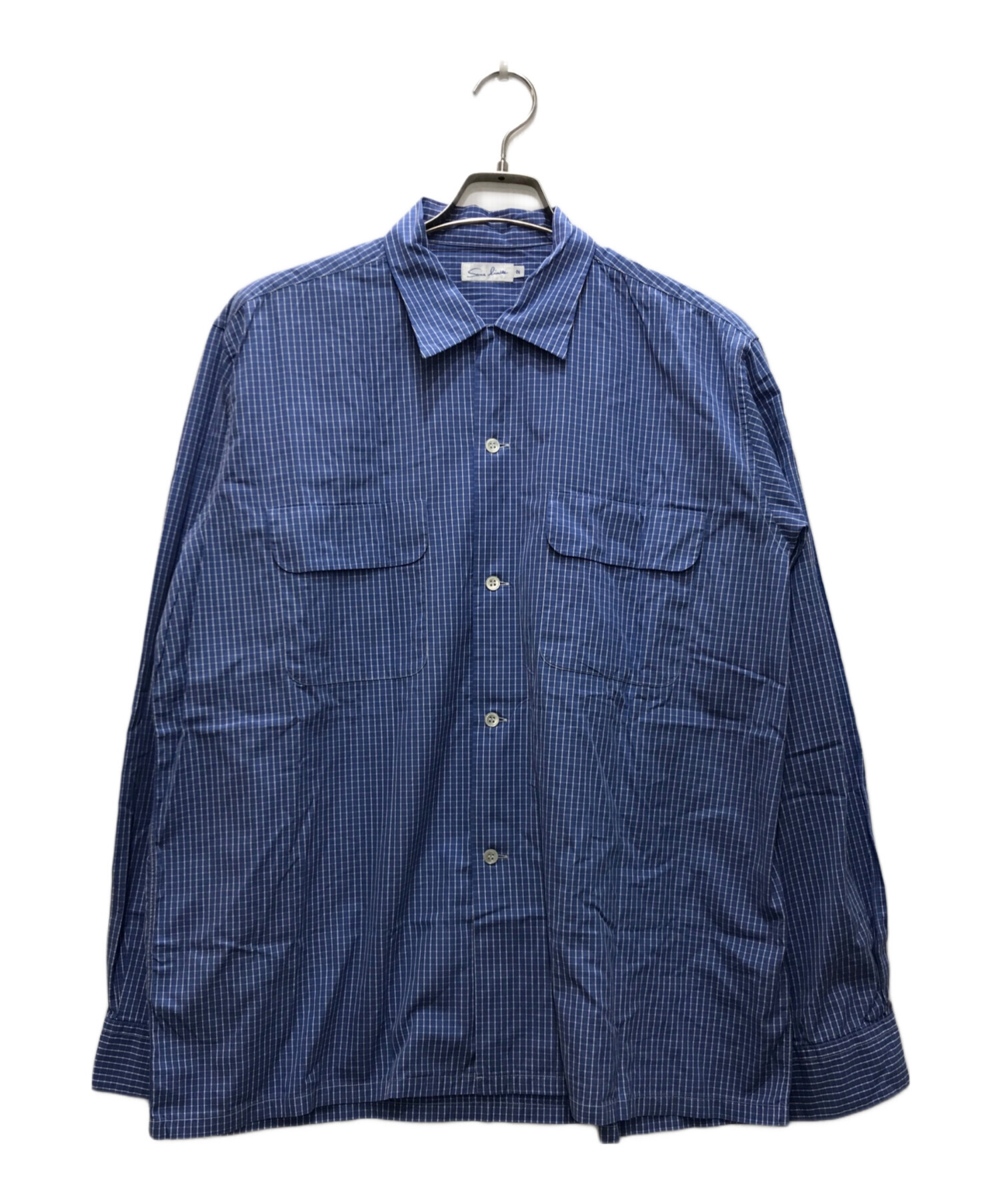 中古・古着通販】sans limite (サンリミット) オープンカラーチェック 
