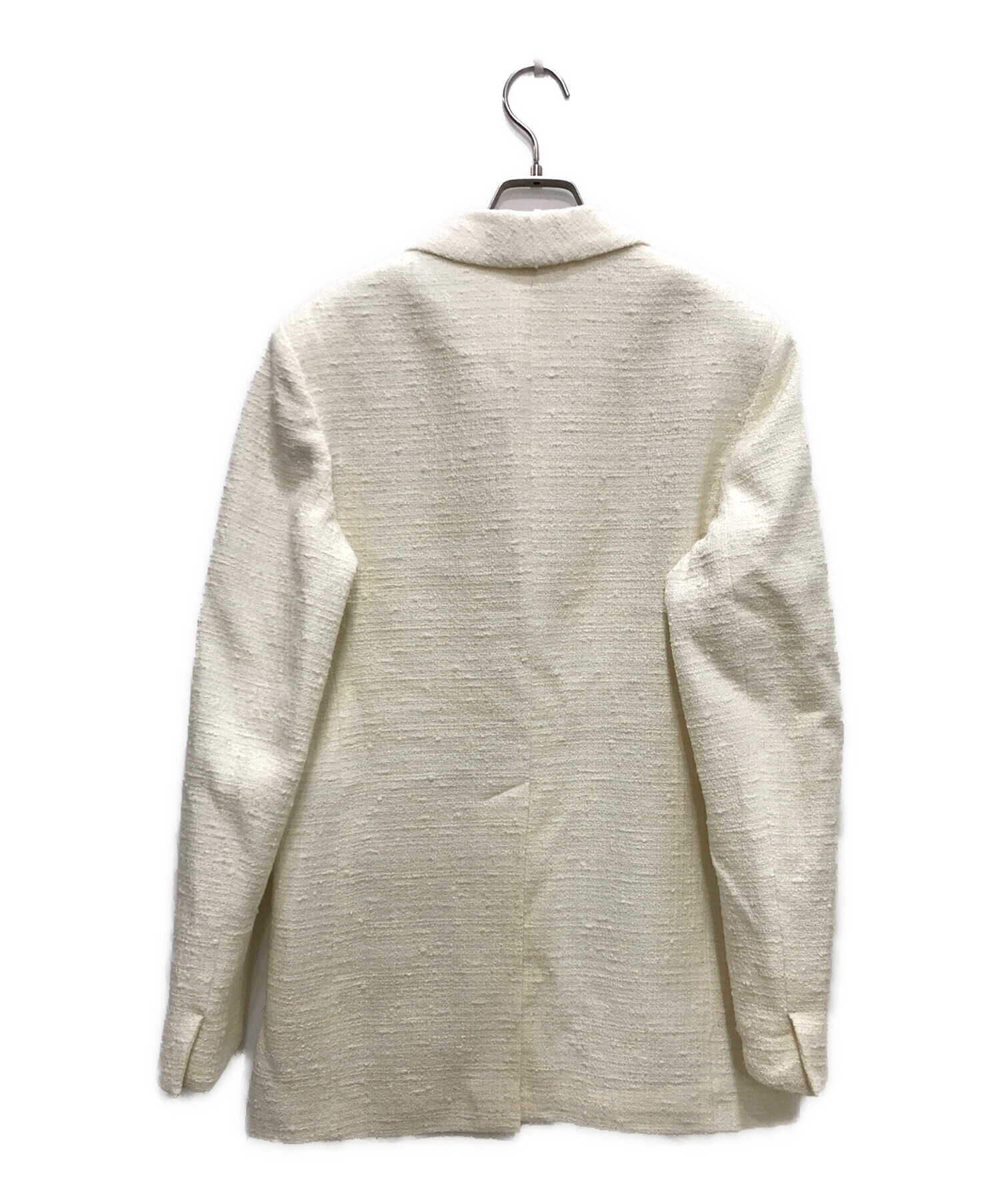 中古・古着通販】deres (deres) ショールカラーツイードジャケット 