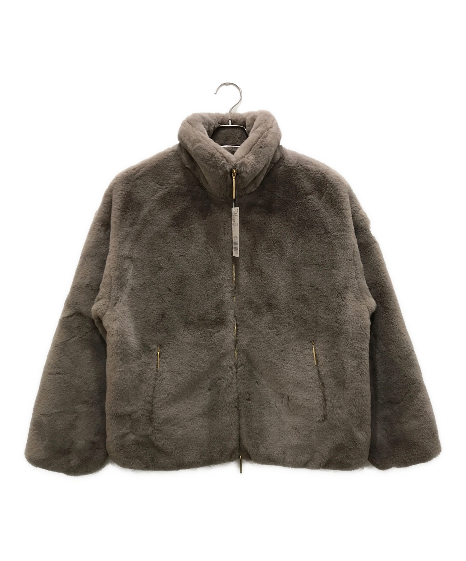 中古・古着通販】TATRAS (タトラス) BARBRA ボアブルゾン ベージュ 