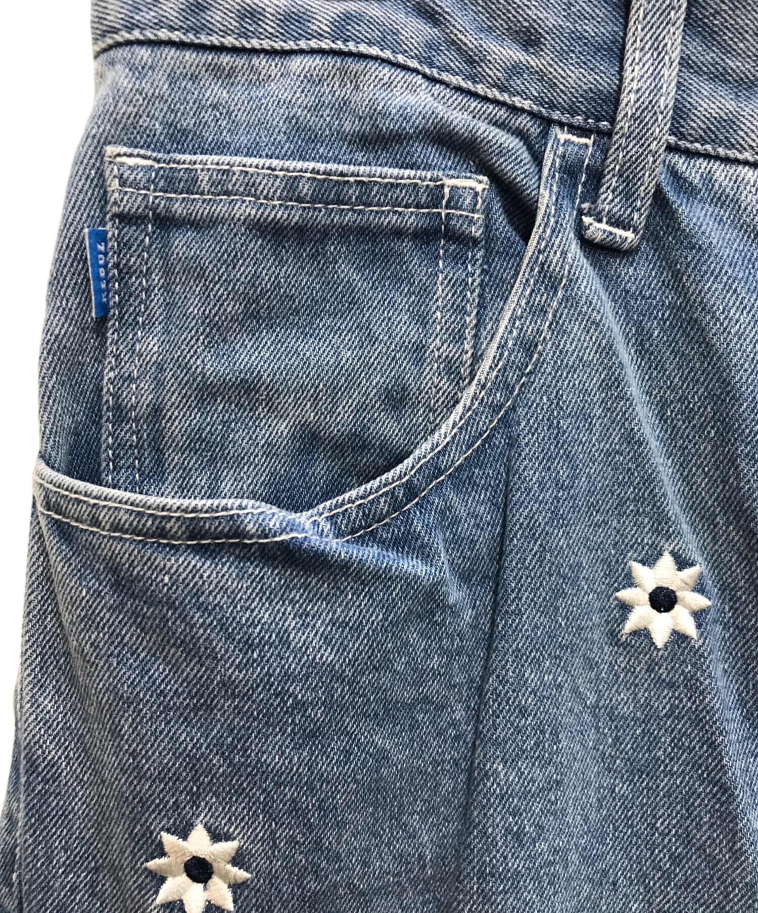 中古・古着通販】KEBOZ (ケボズ) NICK GEAR (ニックギア) 刺繍デニム