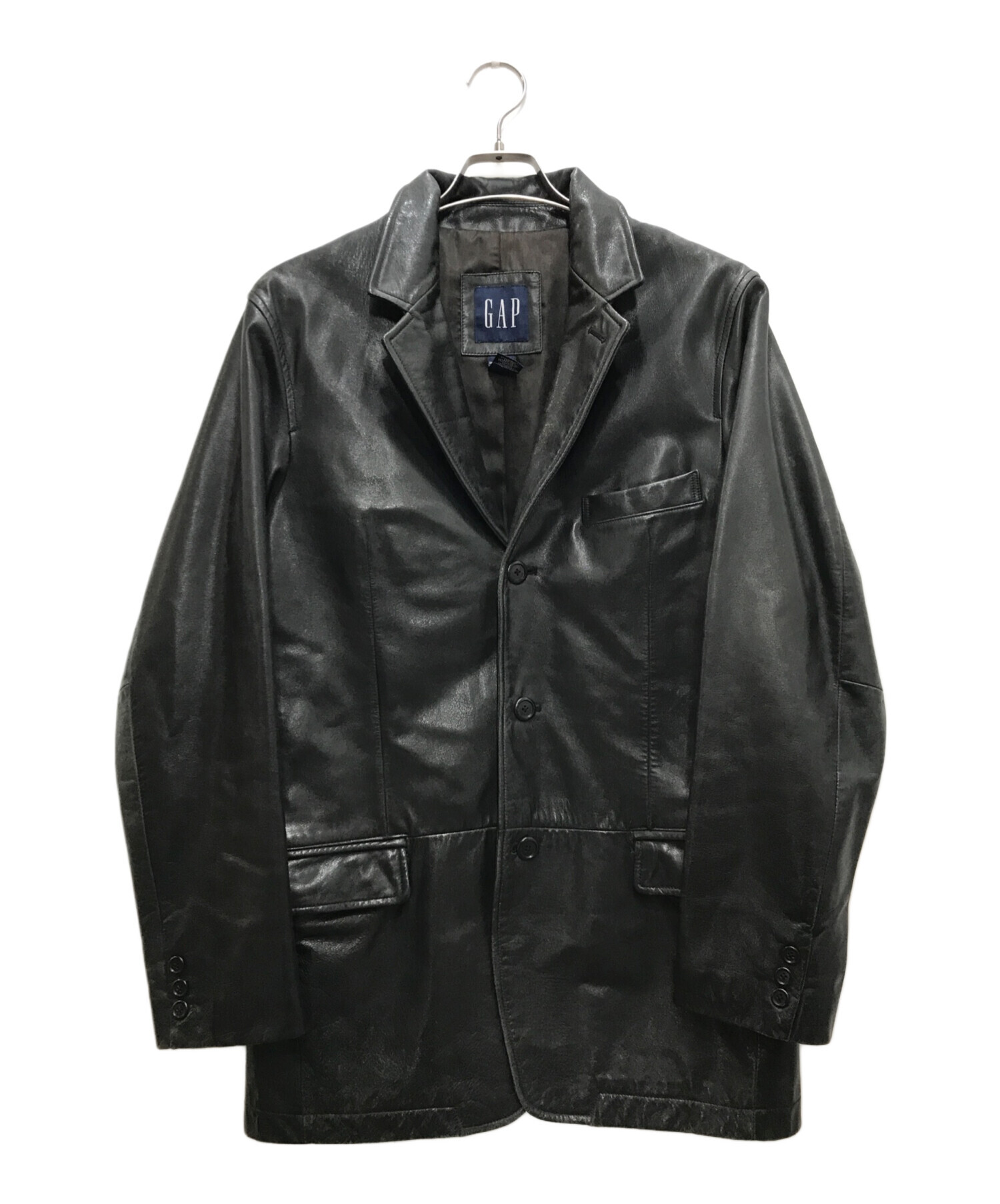 00s ファッション OLD GAP✨90'S レザージャケット テーラード