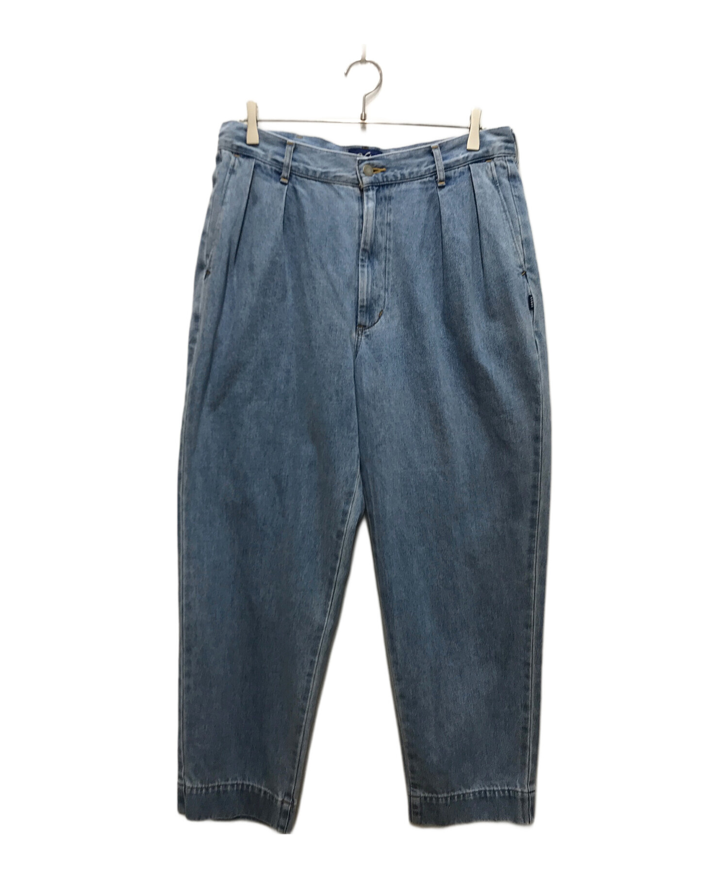 中古・古着通販】KEBOZ (ケボズ) ワイドデニムパンツ インディゴ 