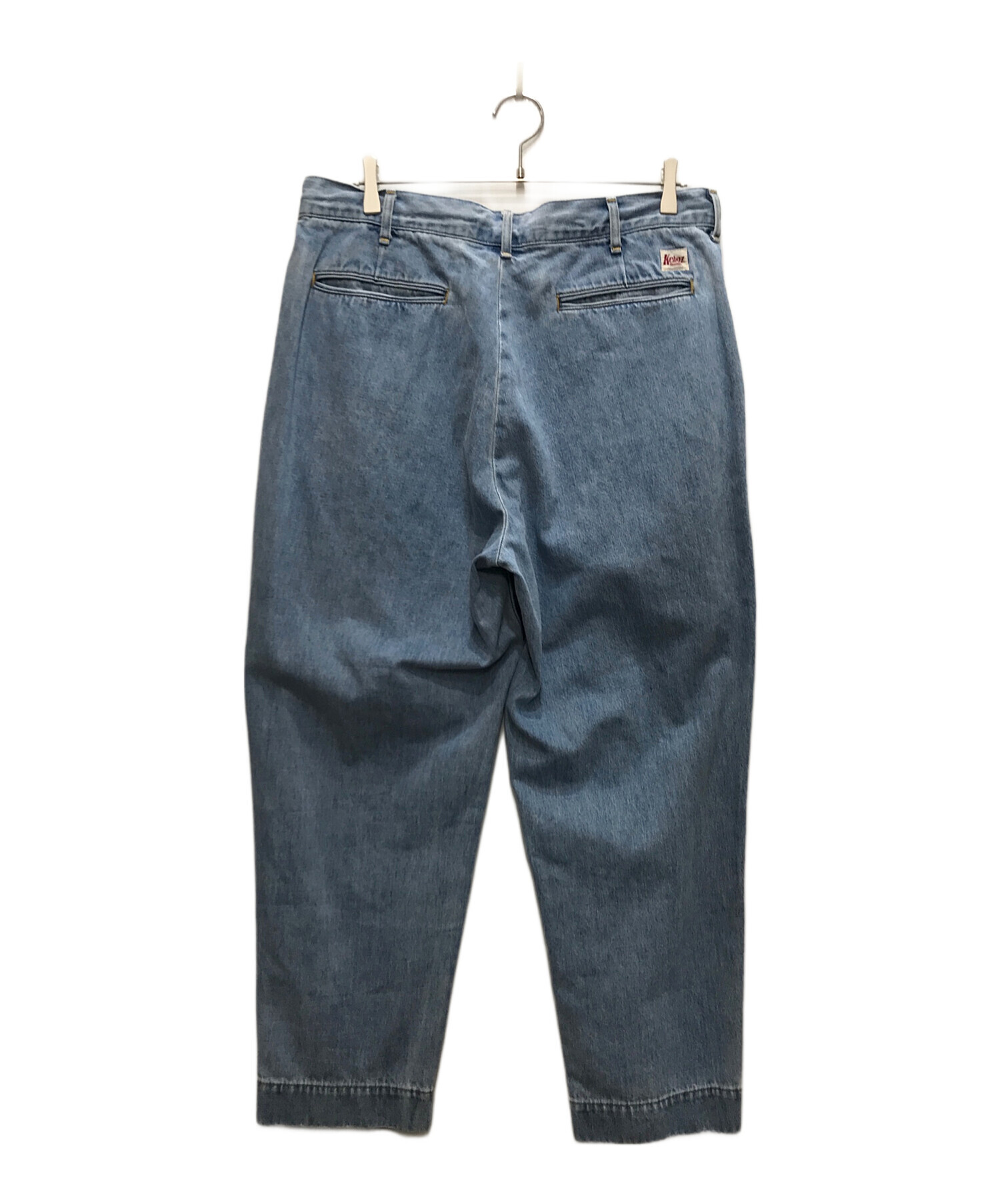 中古・古着通販】KEBOZ (ケボズ) ワイドデニムパンツ インディゴ 