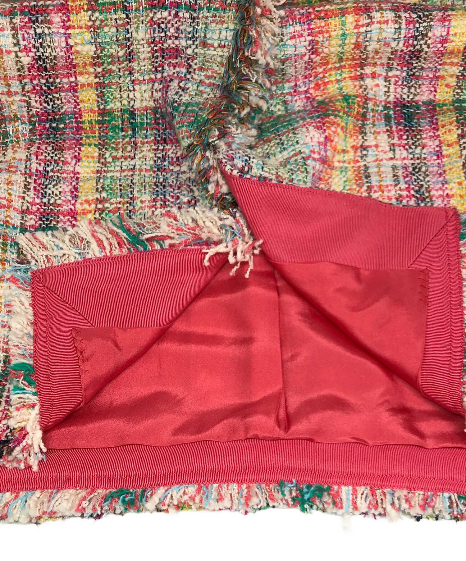 drawer ドゥロワー ツイード スカート 38