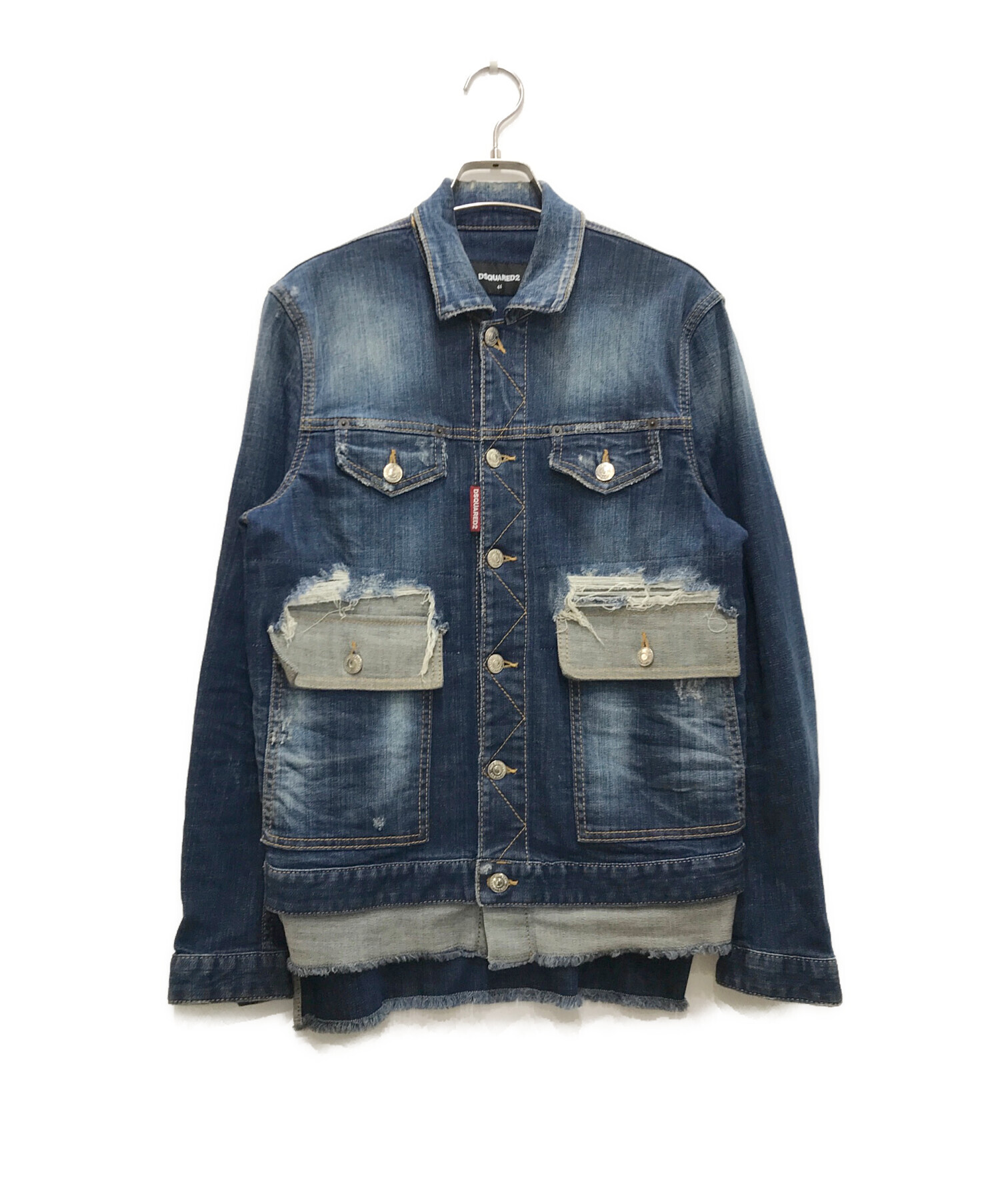 中古・古着通販】DSQUARED2 (ディースクエアード) ダメージ加工 