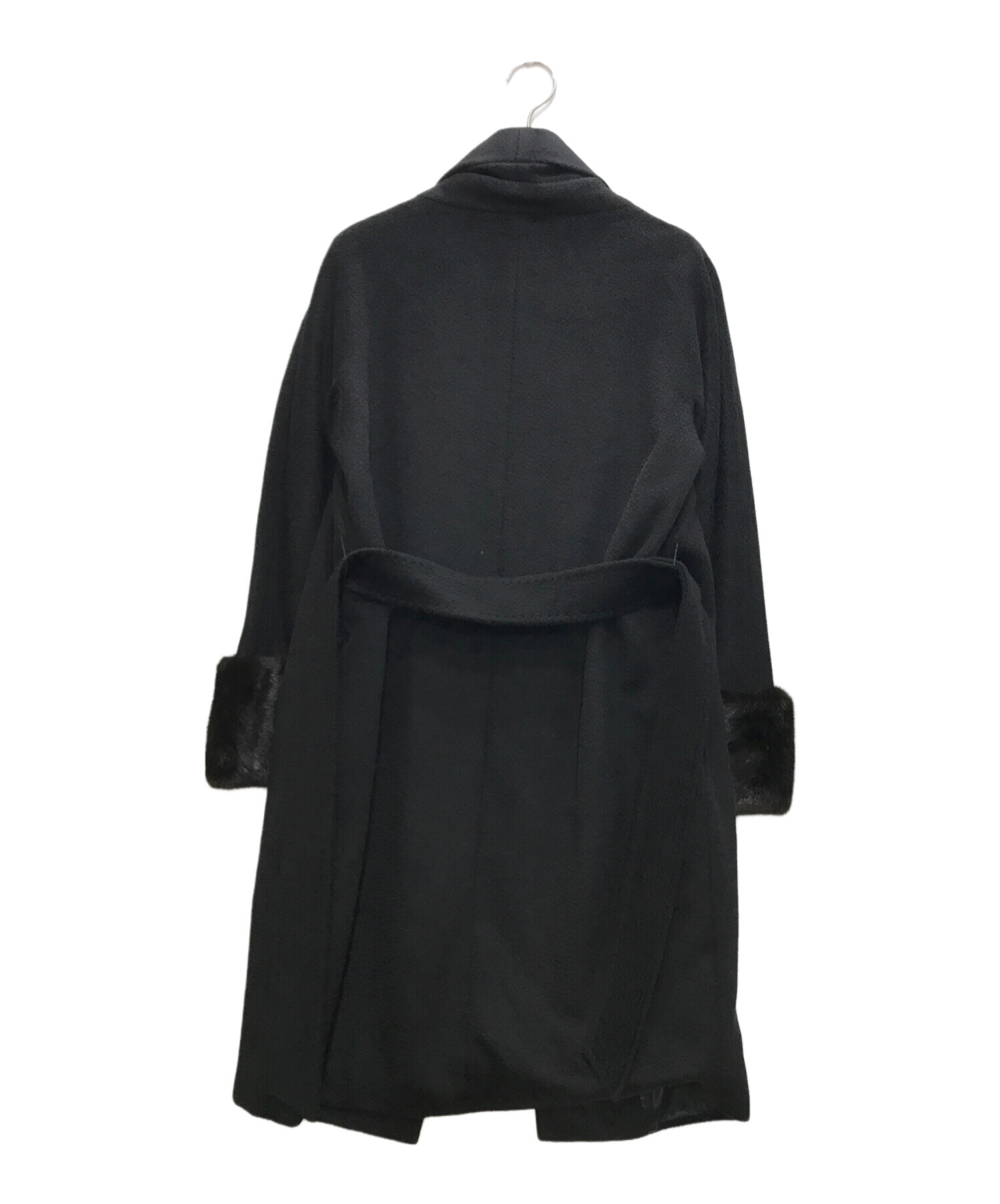 中古・古着通販】MaxMara (マックスマーラ) ミンクカフスキャメル 