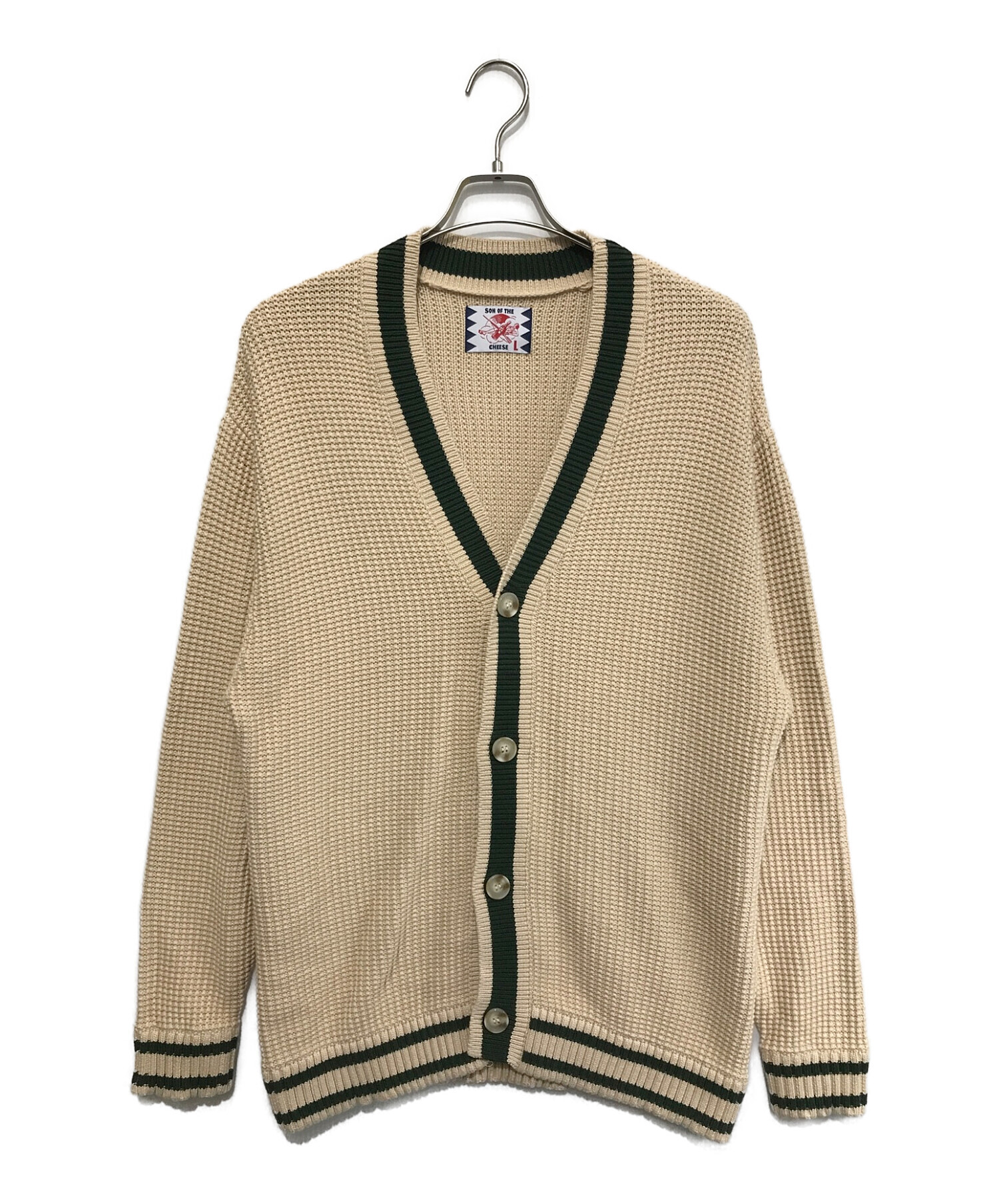 SON OF THE CHEESE / サノバチーズ】Line Vest - ニット/セーター