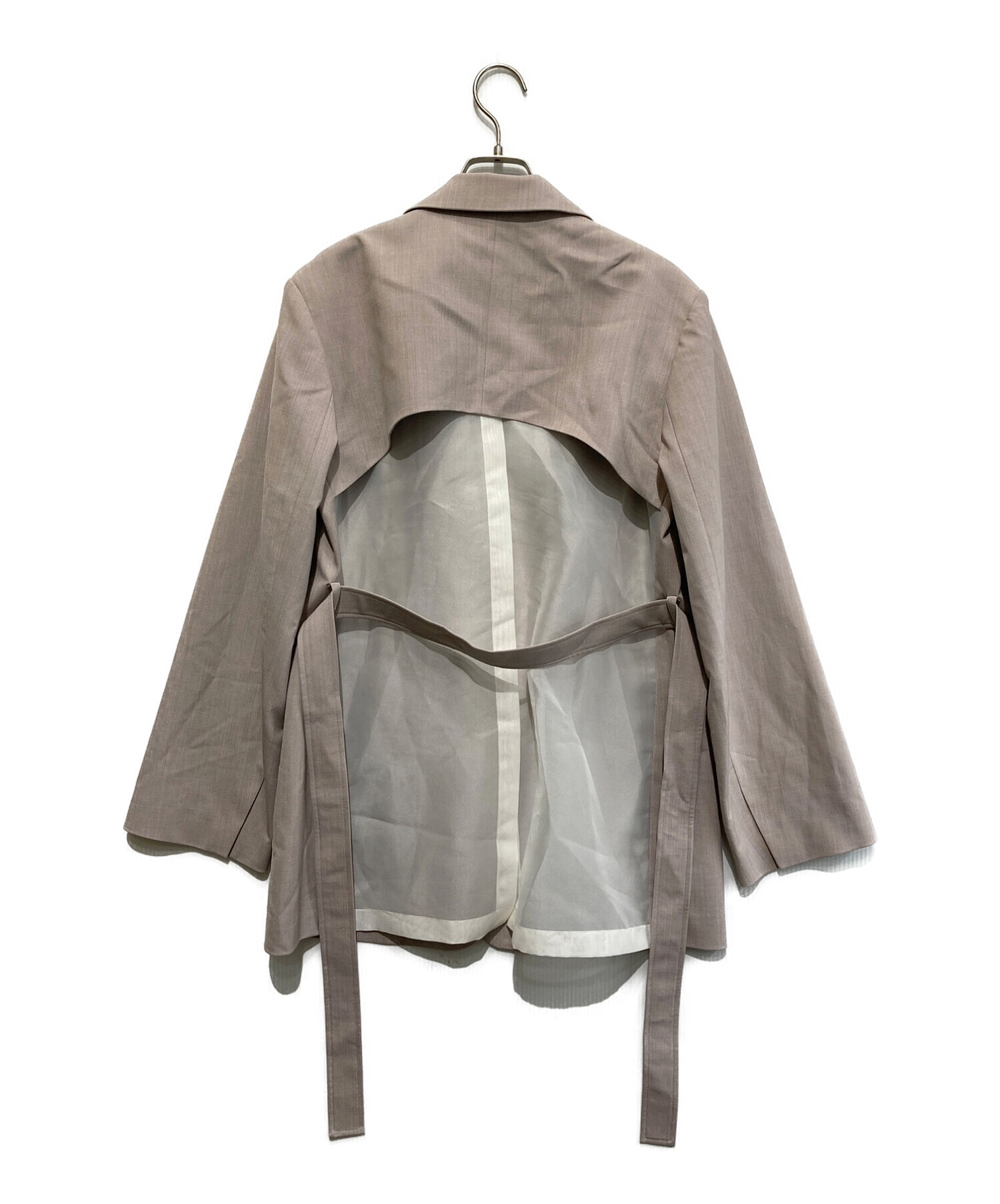 中古・古着通販】LE CIEL BLEU (ルシェルブルー) SHEER BACK TAILORED 