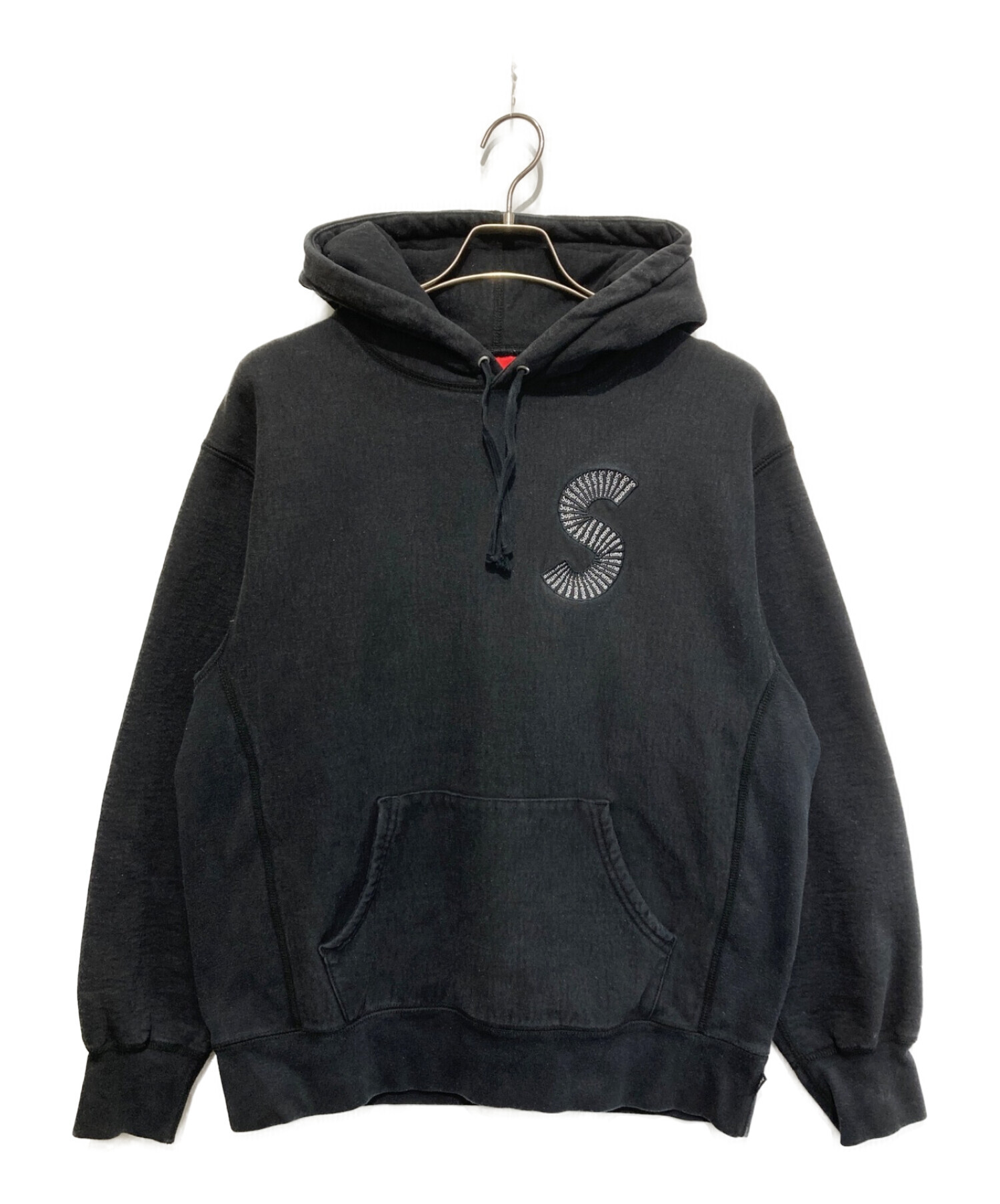 SUPREME (シュプリーム) S Logo Hooded Sweatshirt ブラック サイズ:SIZE M