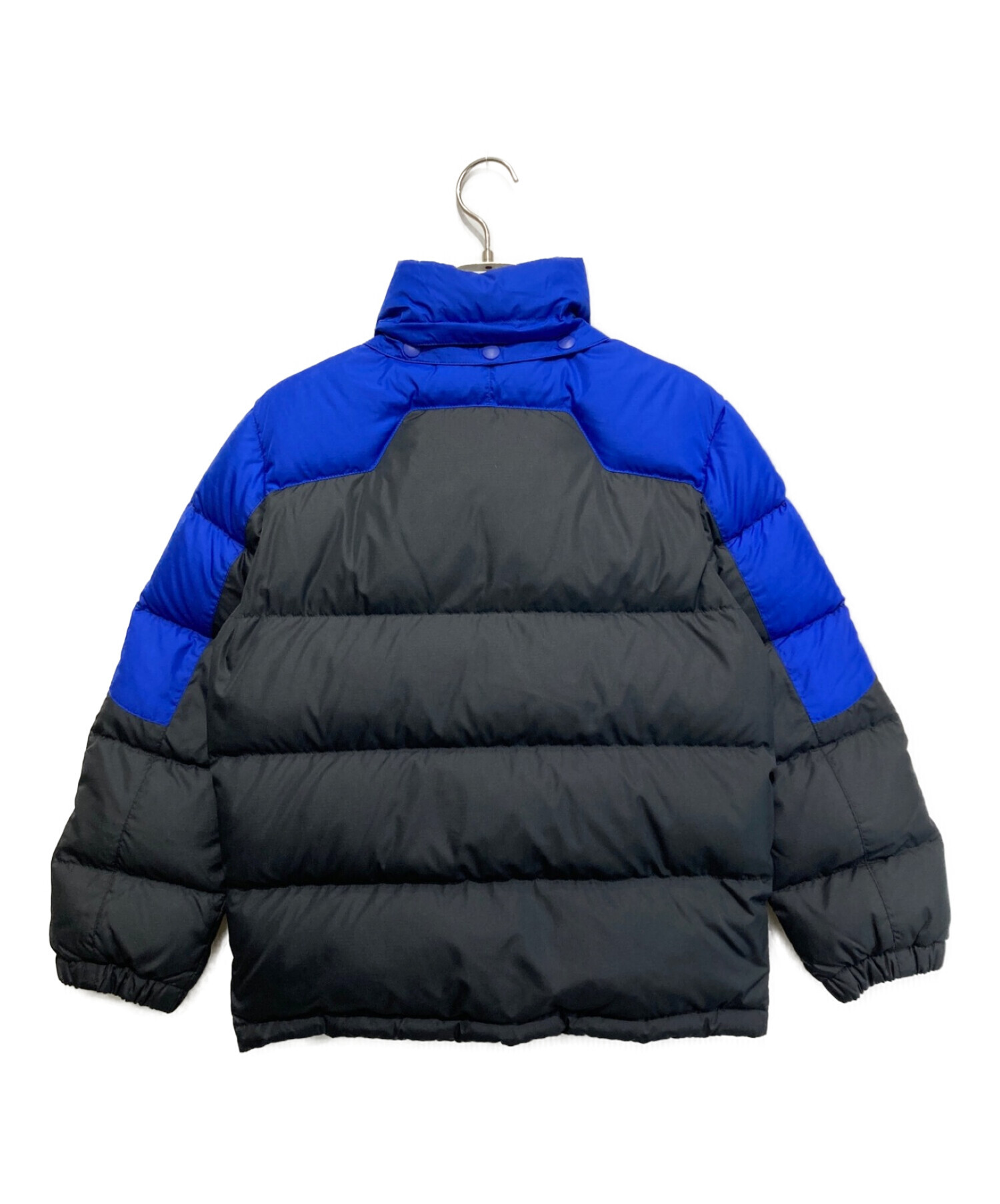 POLO RALPH LAUREN (ポロ・ラルフローレン) ダウンジャケット ブルー×ブラック サイズ:SIZE 150cm