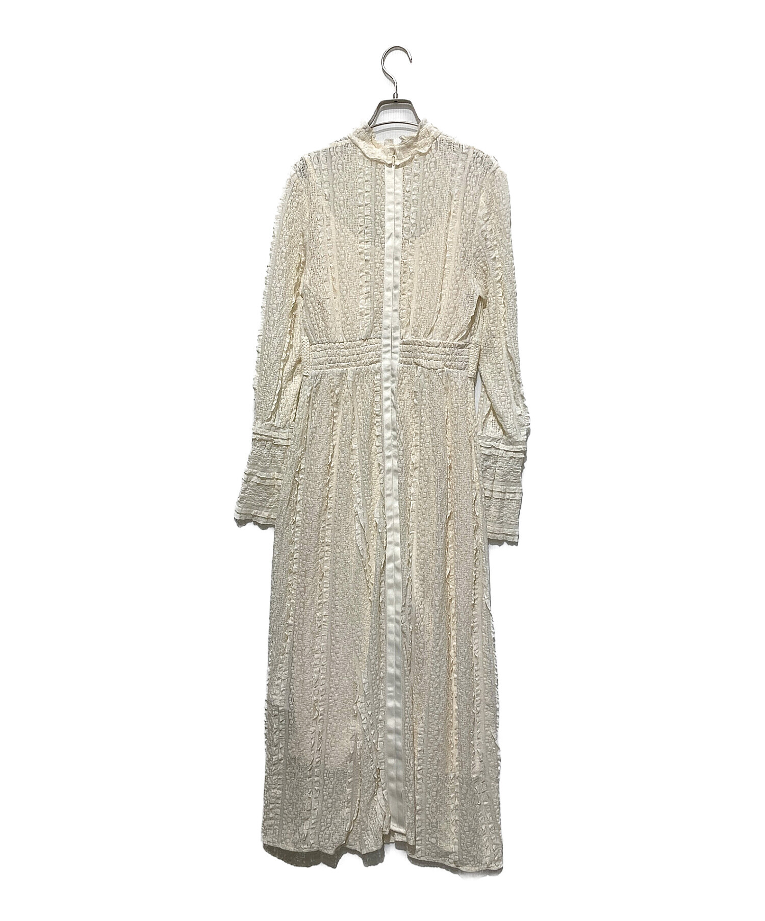中古・古着通販】Ameri (アメリ) VINTAGE LIKE LACE DRESS アイボリー  