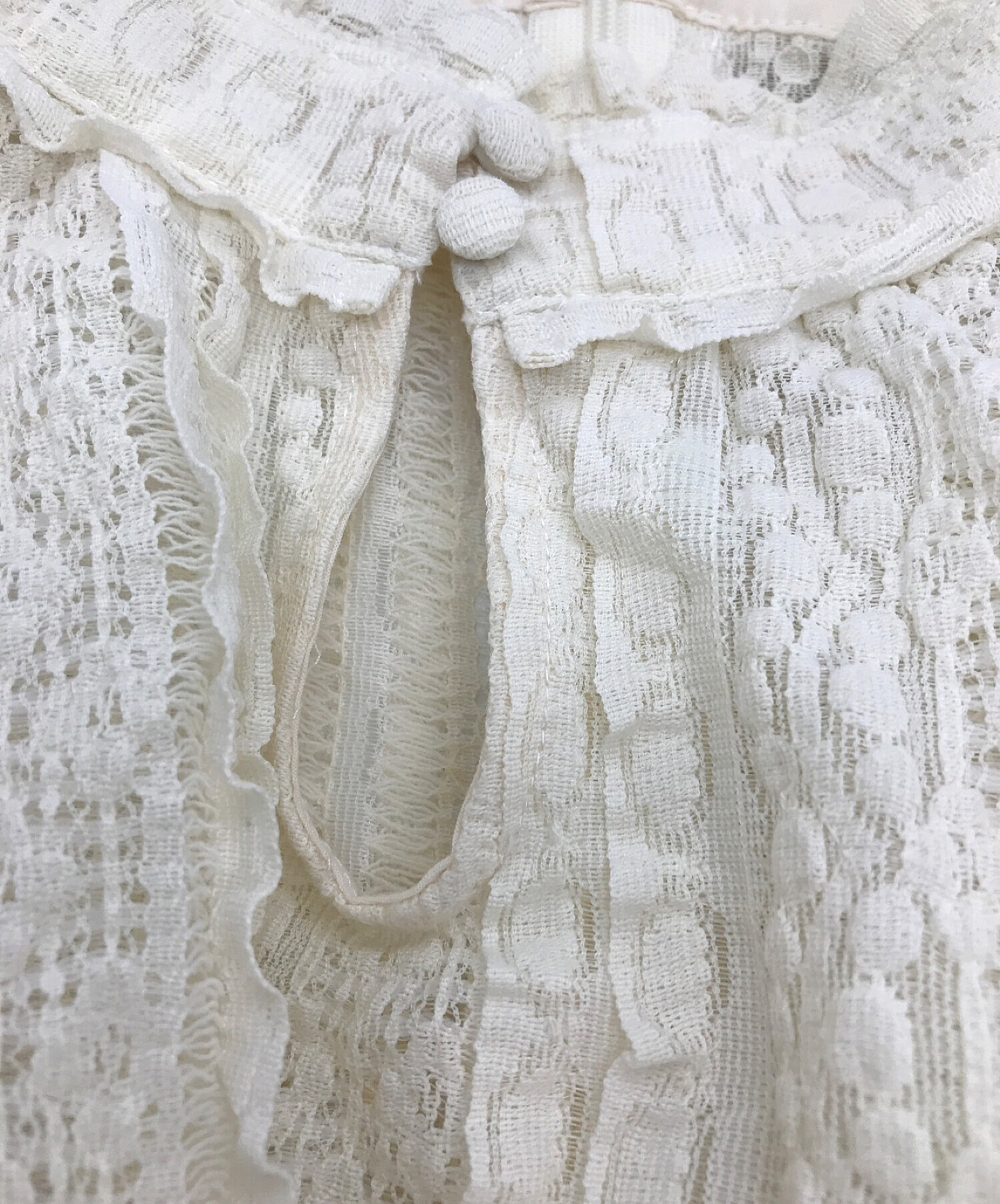 中古・古着通販】Ameri (アメリ) VINTAGE LIKE LACE DRESS アイボリー 