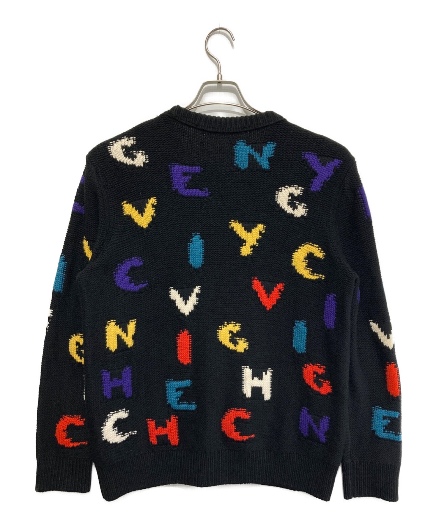 中古・古着通販】GIVENCHY (ジバンシィ) マルチカラーレターロゴニット 