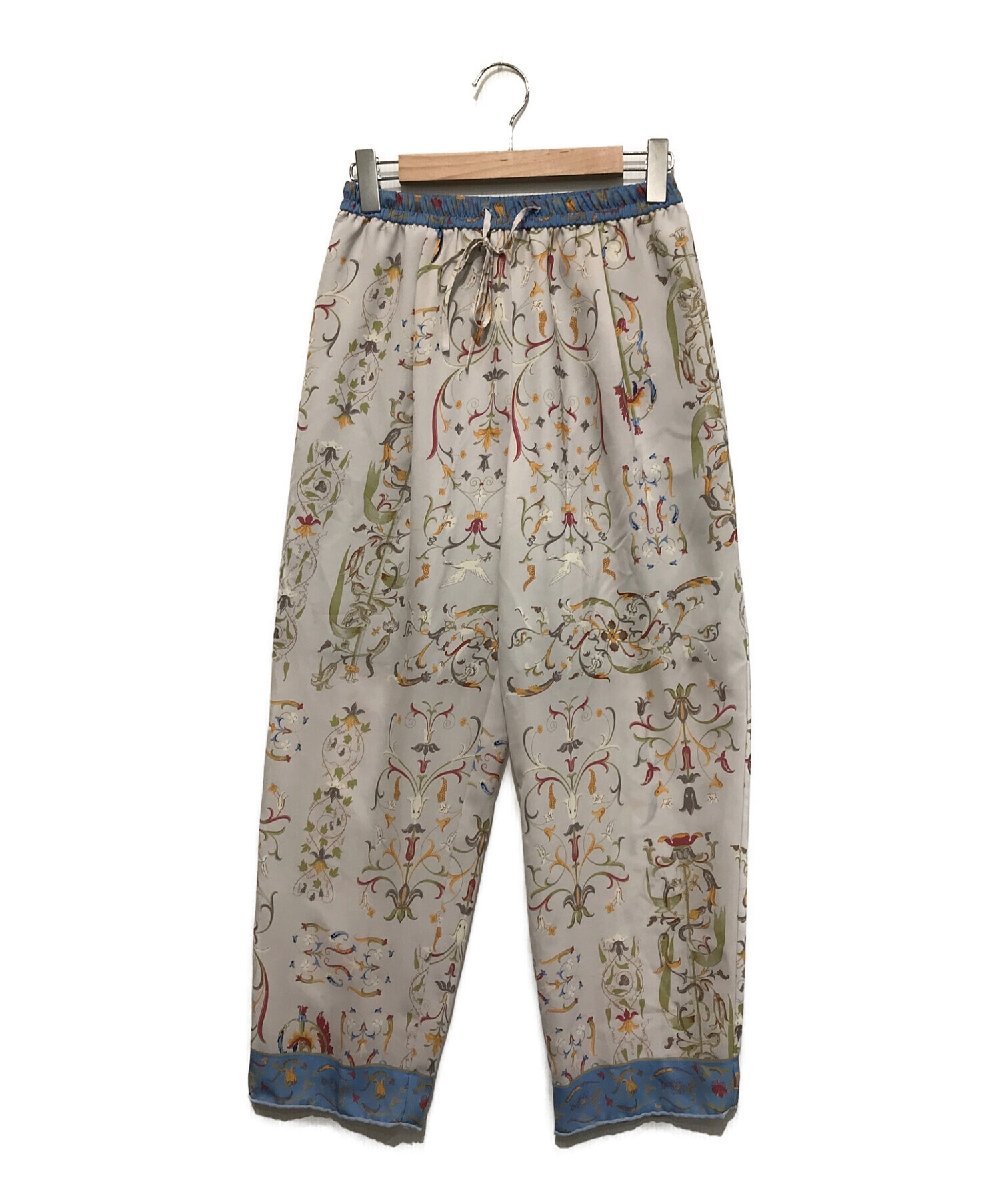 中古・古着通販】manipuri (マニプリ) ボタニカル柄イージーパンツ  