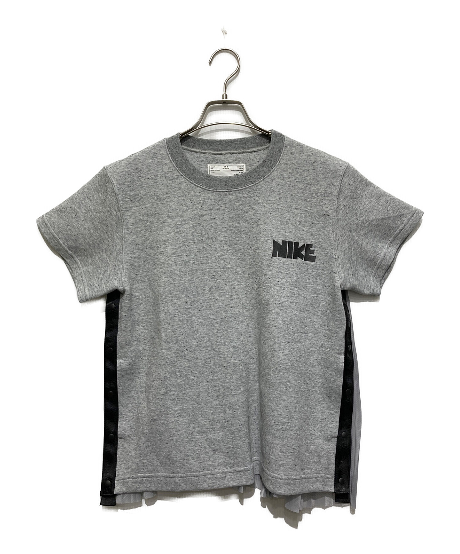 中古・古着通販】NIKE (ナイキ) sacai (サカイ) バックプリーツTシャツ