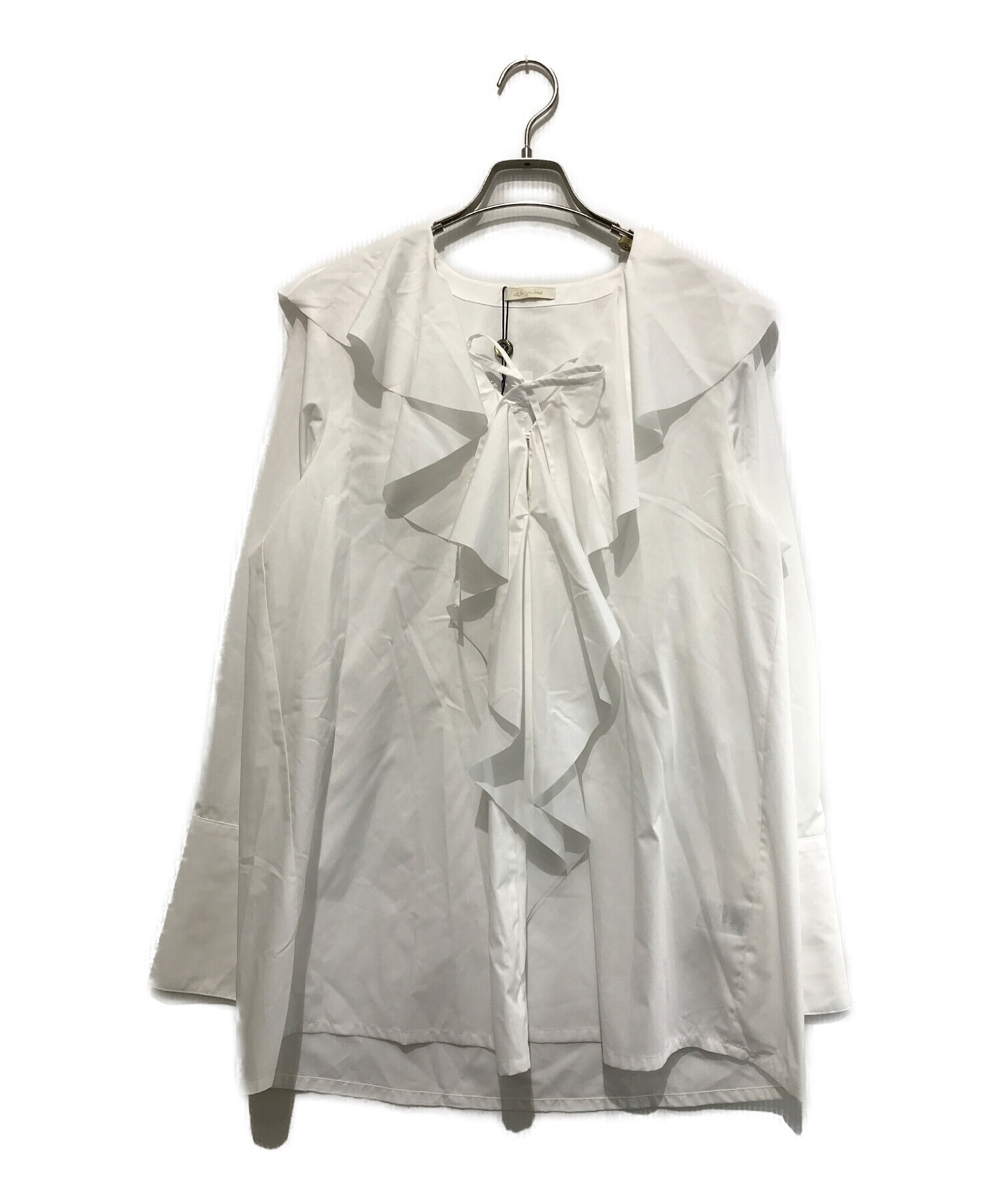 中古・古着通販】Loungedress (ラウンジドレス) フリルカラーシャツ 