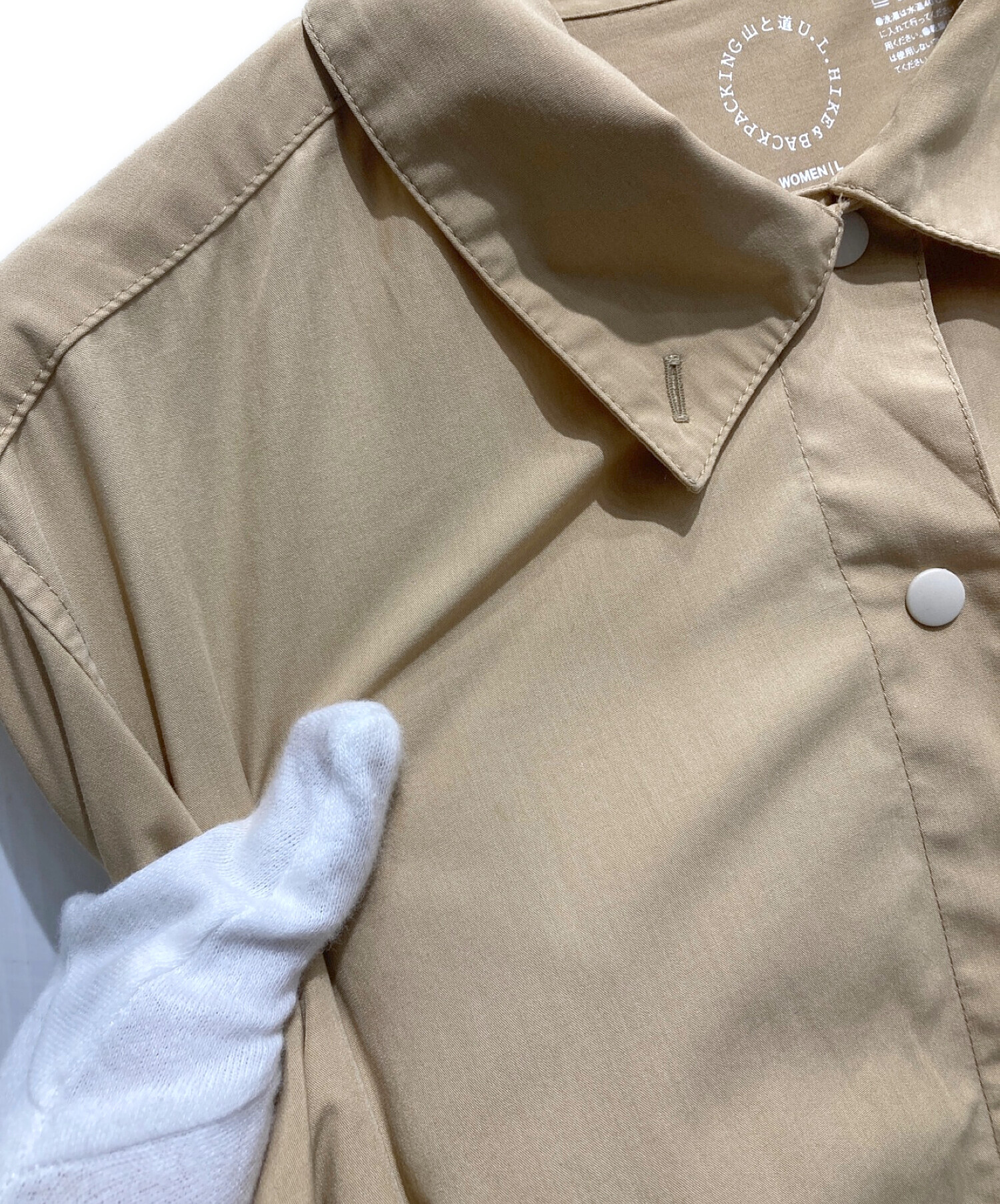 中古・古着通販】山と道 (ヤマトミチ) Bamboo Shirt ベージュ サイズ 