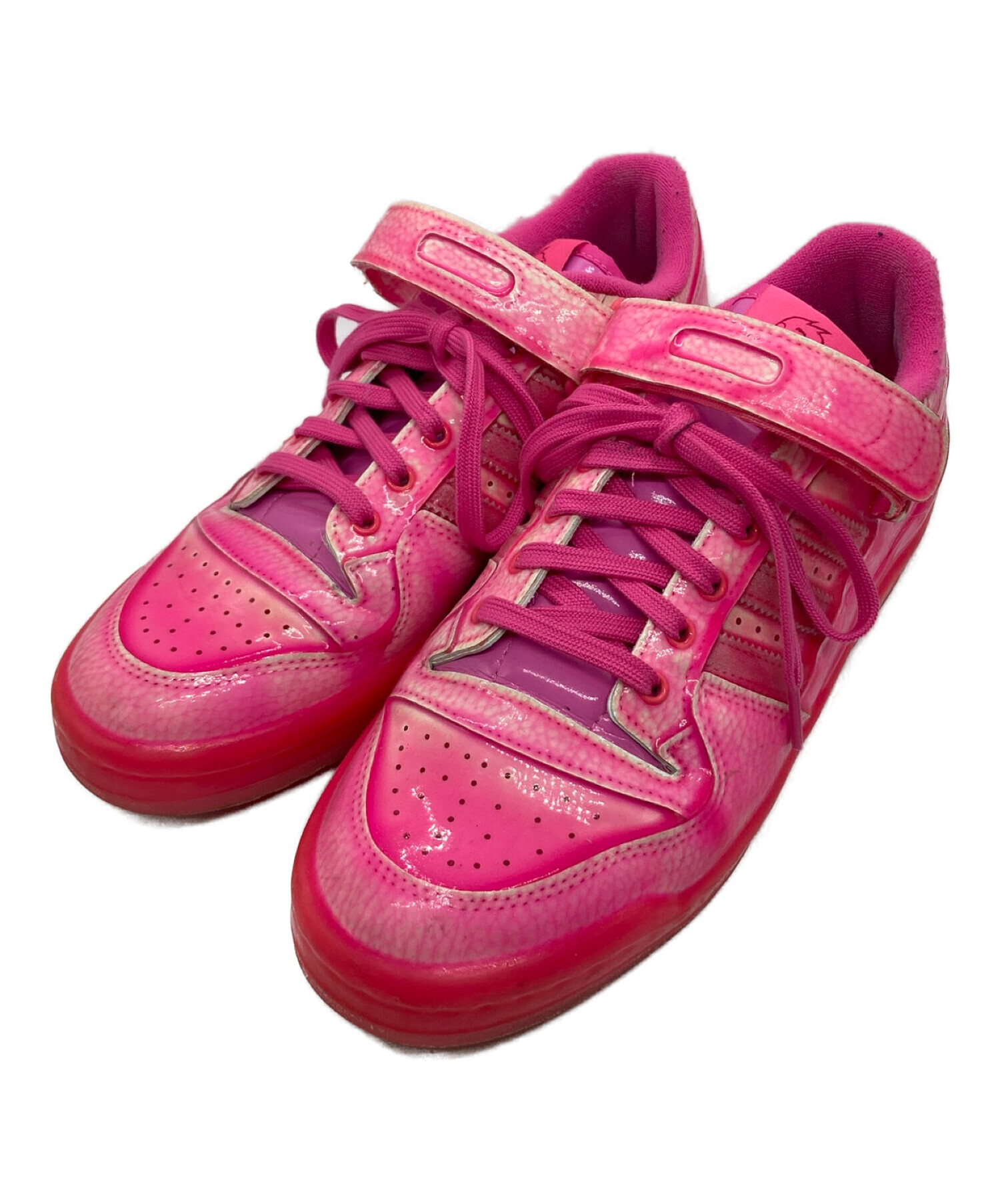 adidas (アディダス) JEREMY SCOTT (ジェレミースコット) FORUM LOW ピンク サイズ:SIZE 27cm