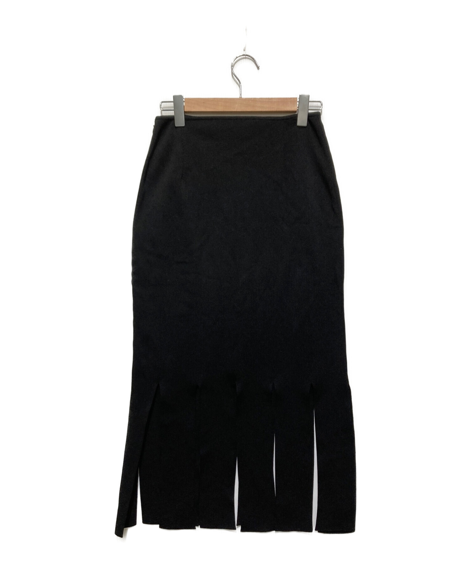 iwscat商品一覧LE CIEL BLEU Strip Form Knit Skirt