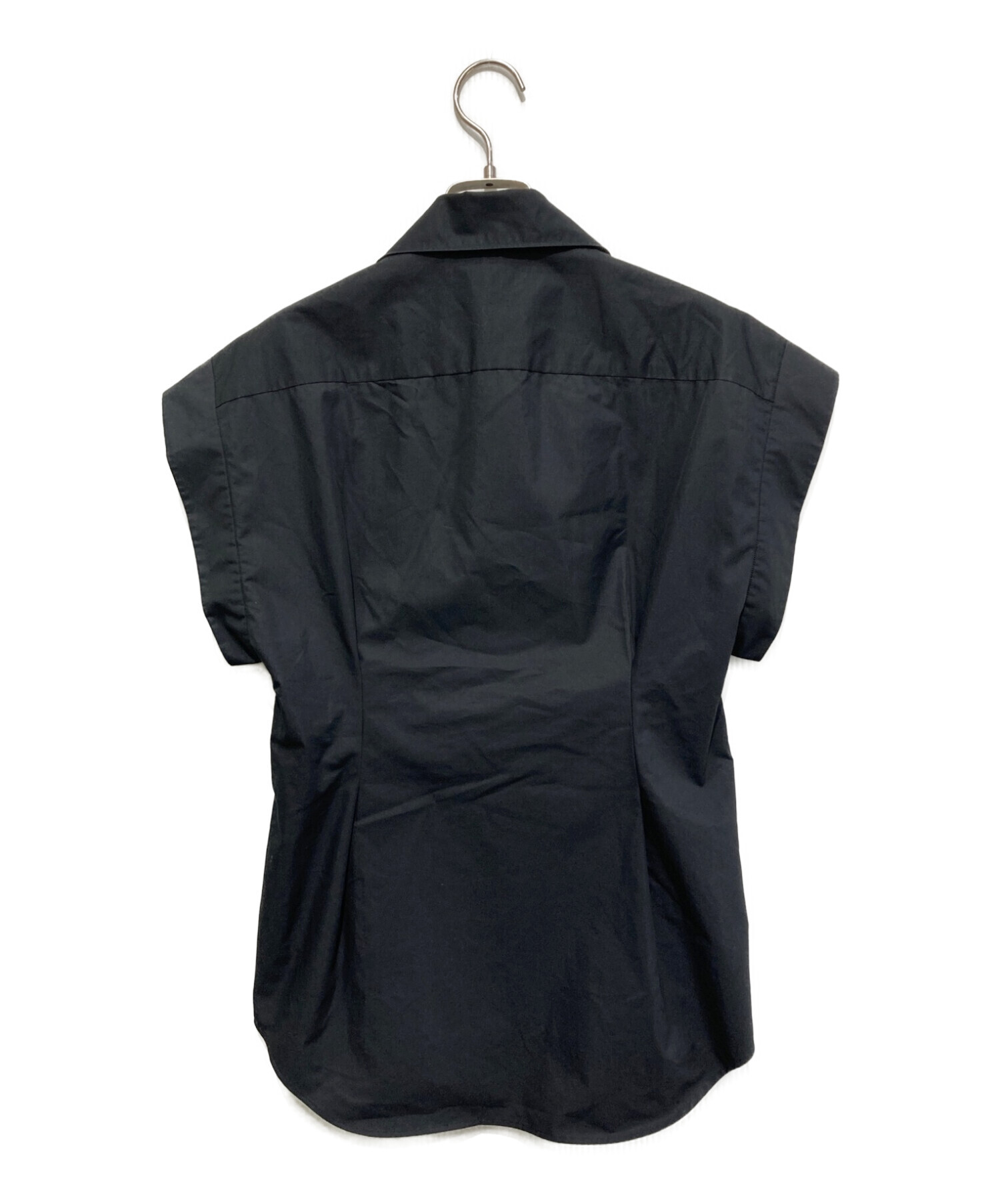 中古・古着通販】LOEFF (ロエフ) ブロードウィングシャツ ブラック 