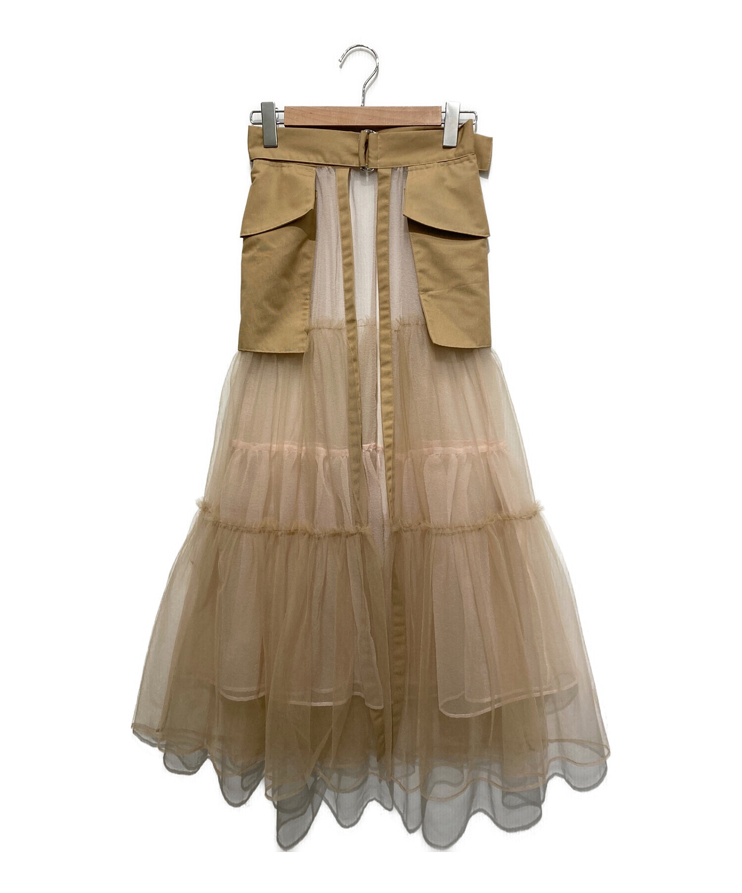 中古・古着通販】MAISON SPECIAL (メゾンスペシャル) Tulle Tiered  