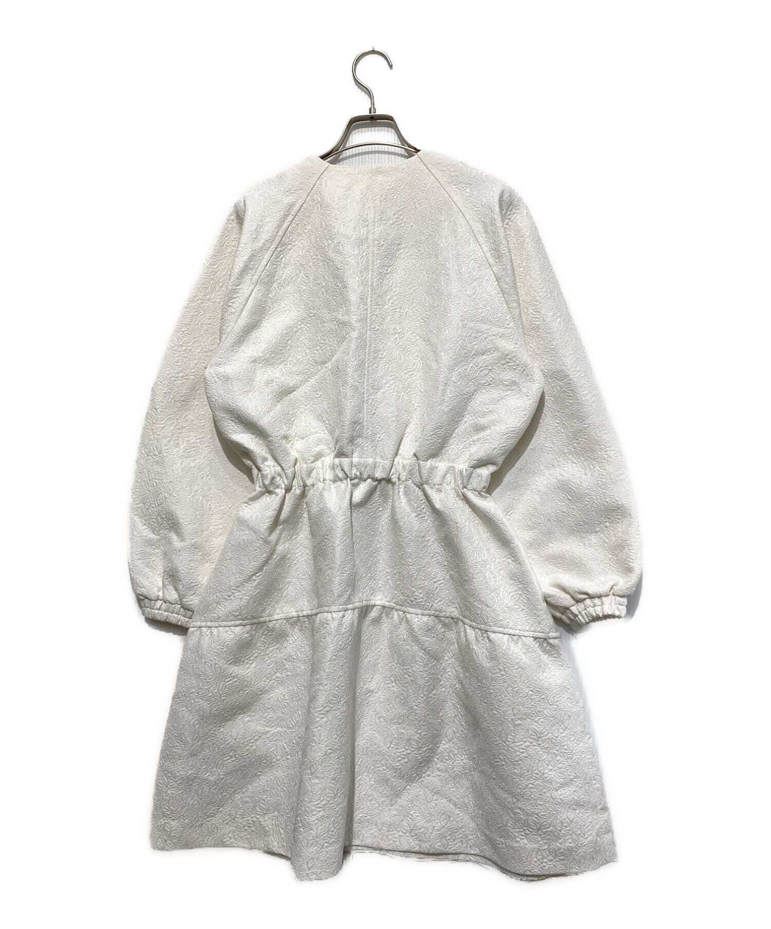 LE CIEL BLEU (ルシェルブルー) Jacquard Bomber Dress ホワイト サイズ:SIZE 36