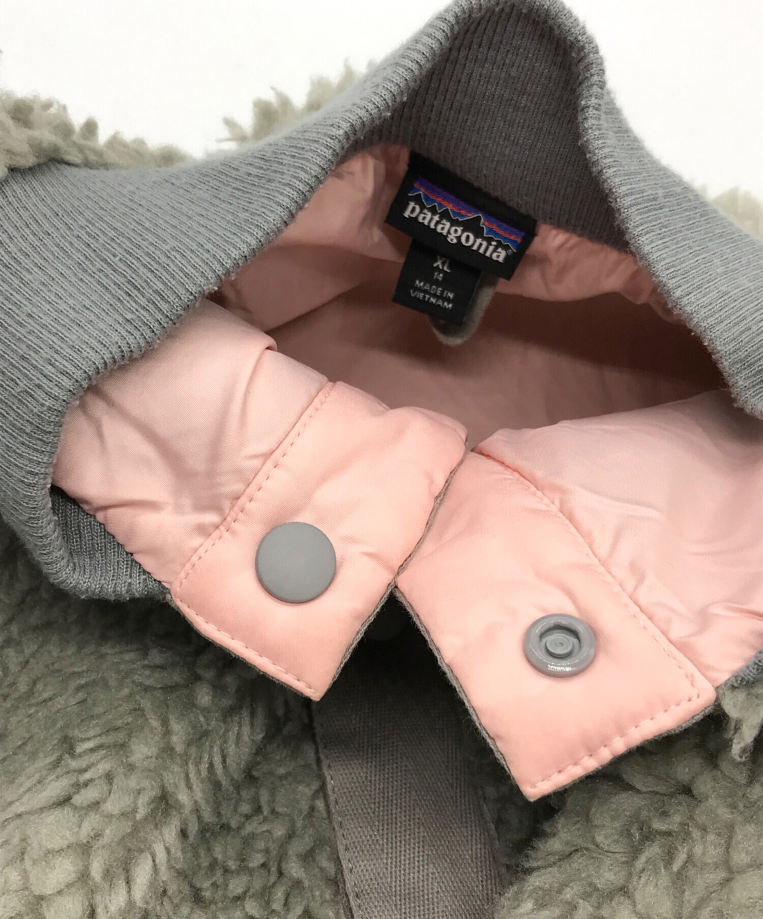 値下げ patagonia 因る ボアジャケット キッズサイズXL