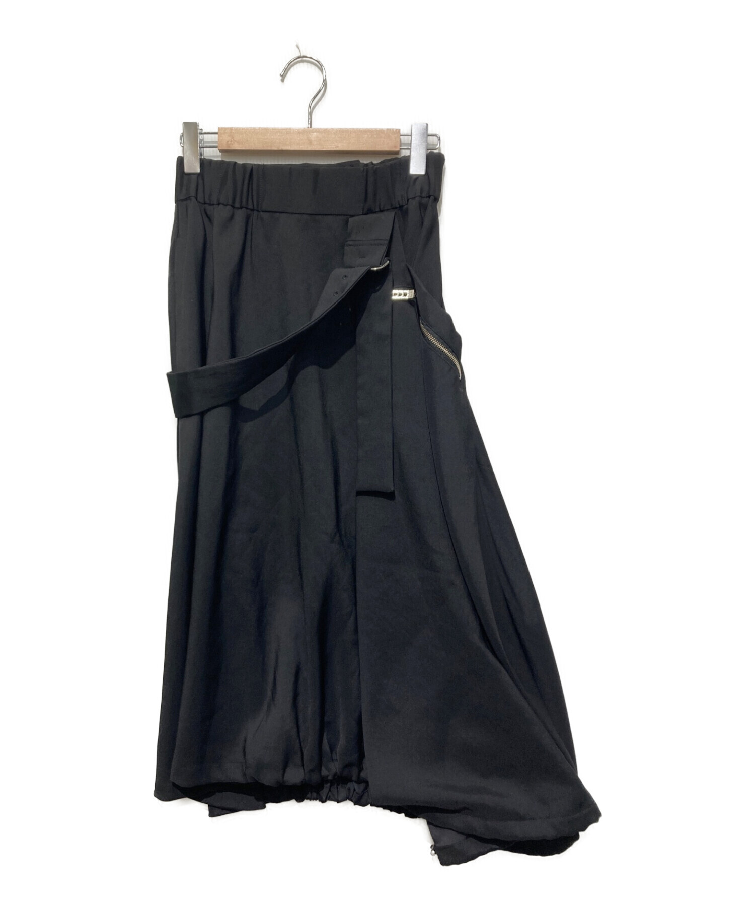 UN3D. (アンスリード) ポケットバルーンスカート ブラック サイズ:SIZE 38