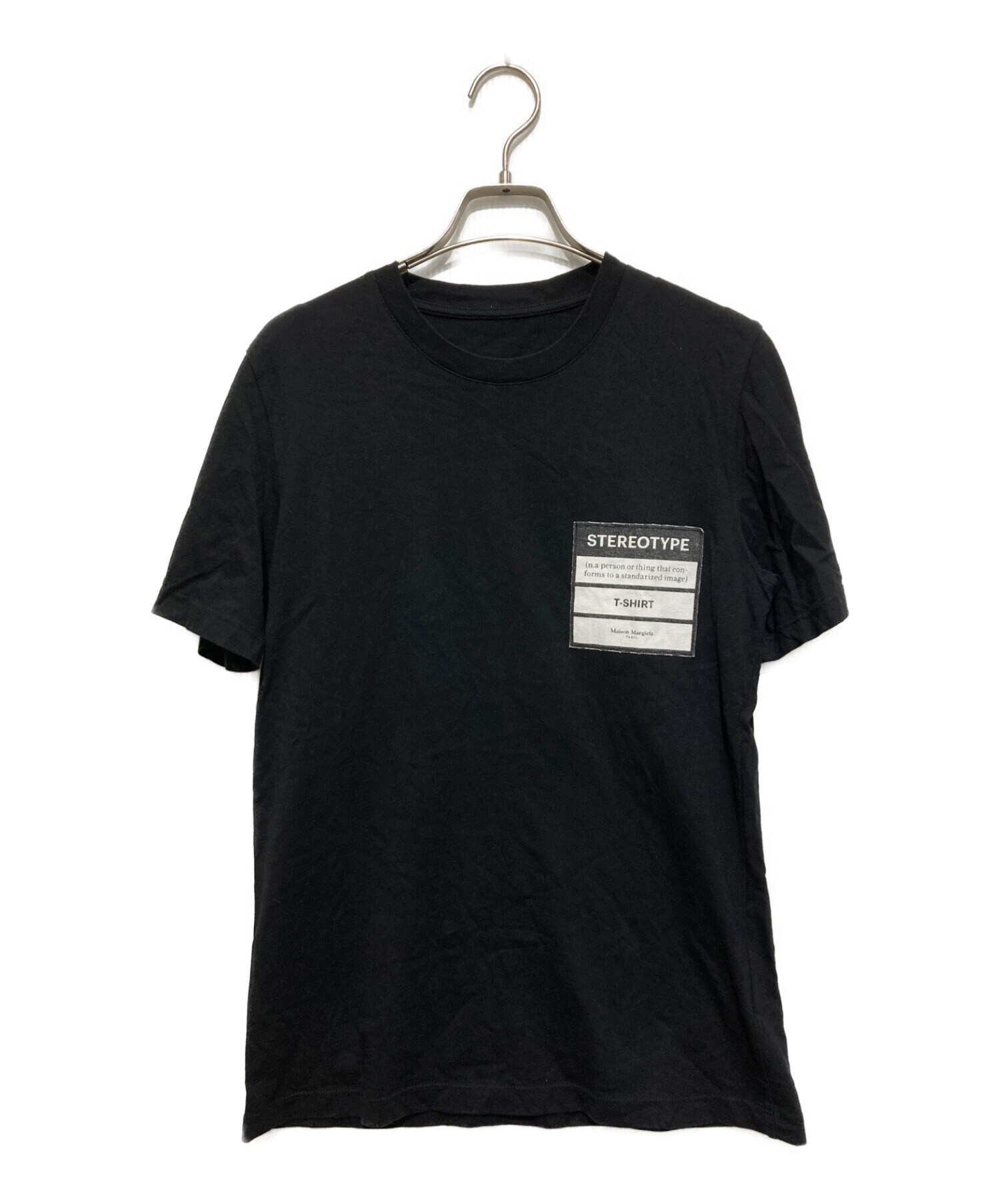 Maison Margiela (メゾンマルジェラ) Stereotype Tシャツ ブラック サイズ:SIZE 44