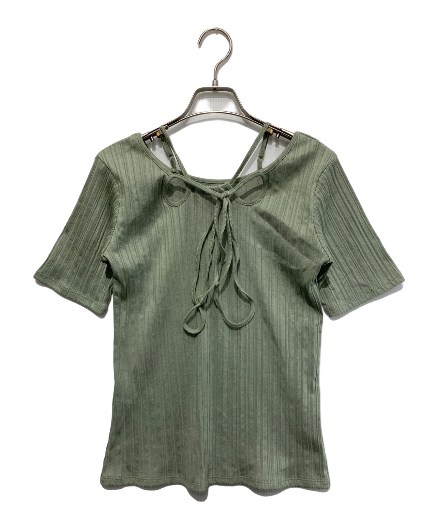 中古・古着通販】MURRAL (ミューラル) Ivy halfsleeve top（ハーフ 