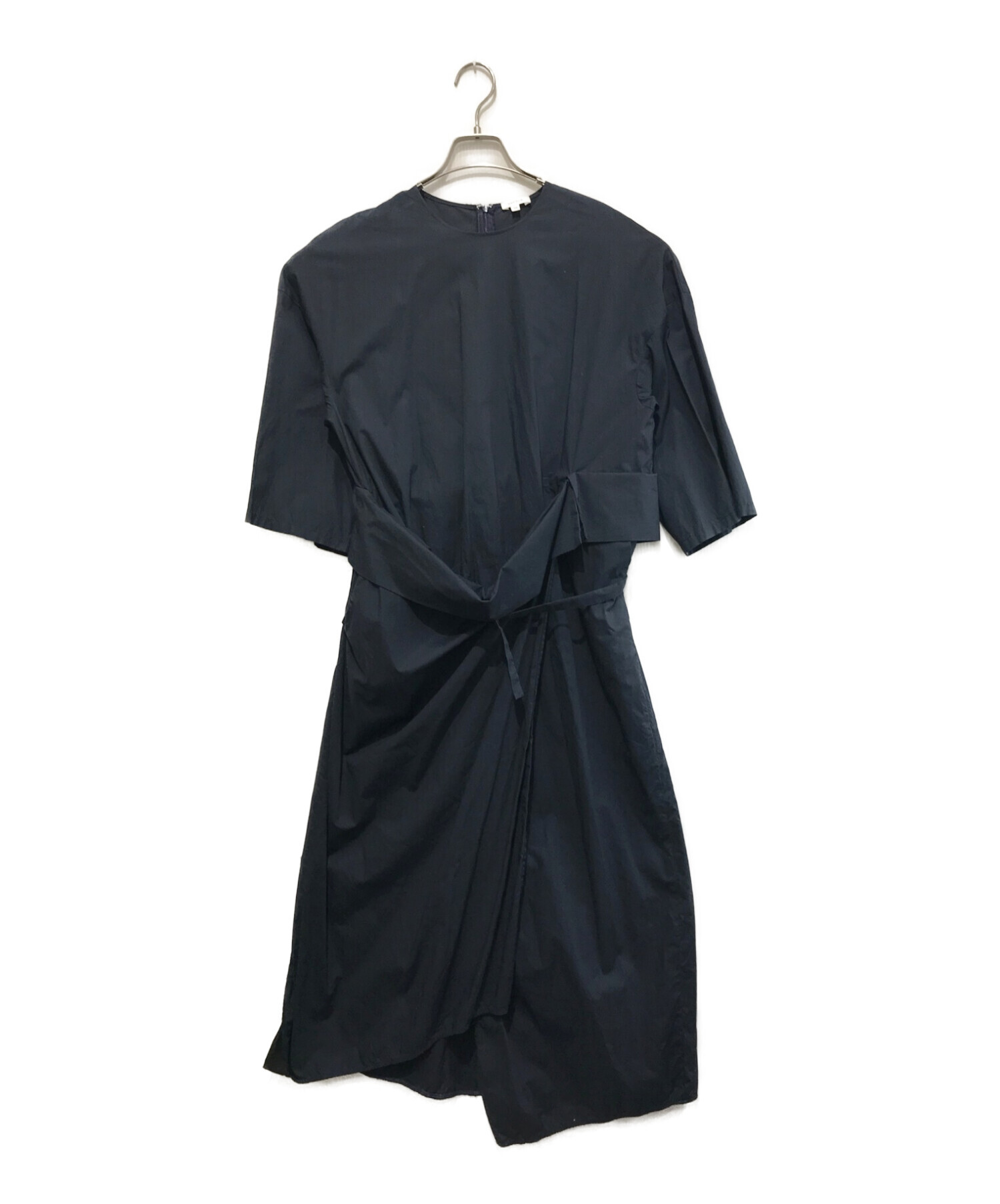 ENFOLD エンフォルド / レイヤーワンピース 濃紺