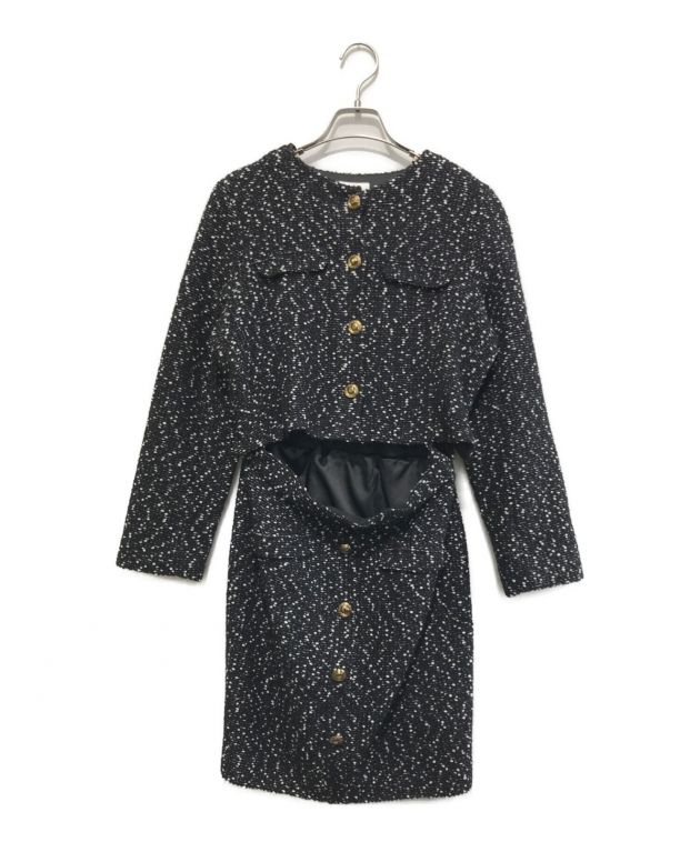 【お買得】herlipto Mix Loop Tweed Dress Herlipto Mix Loop Tweed Dress