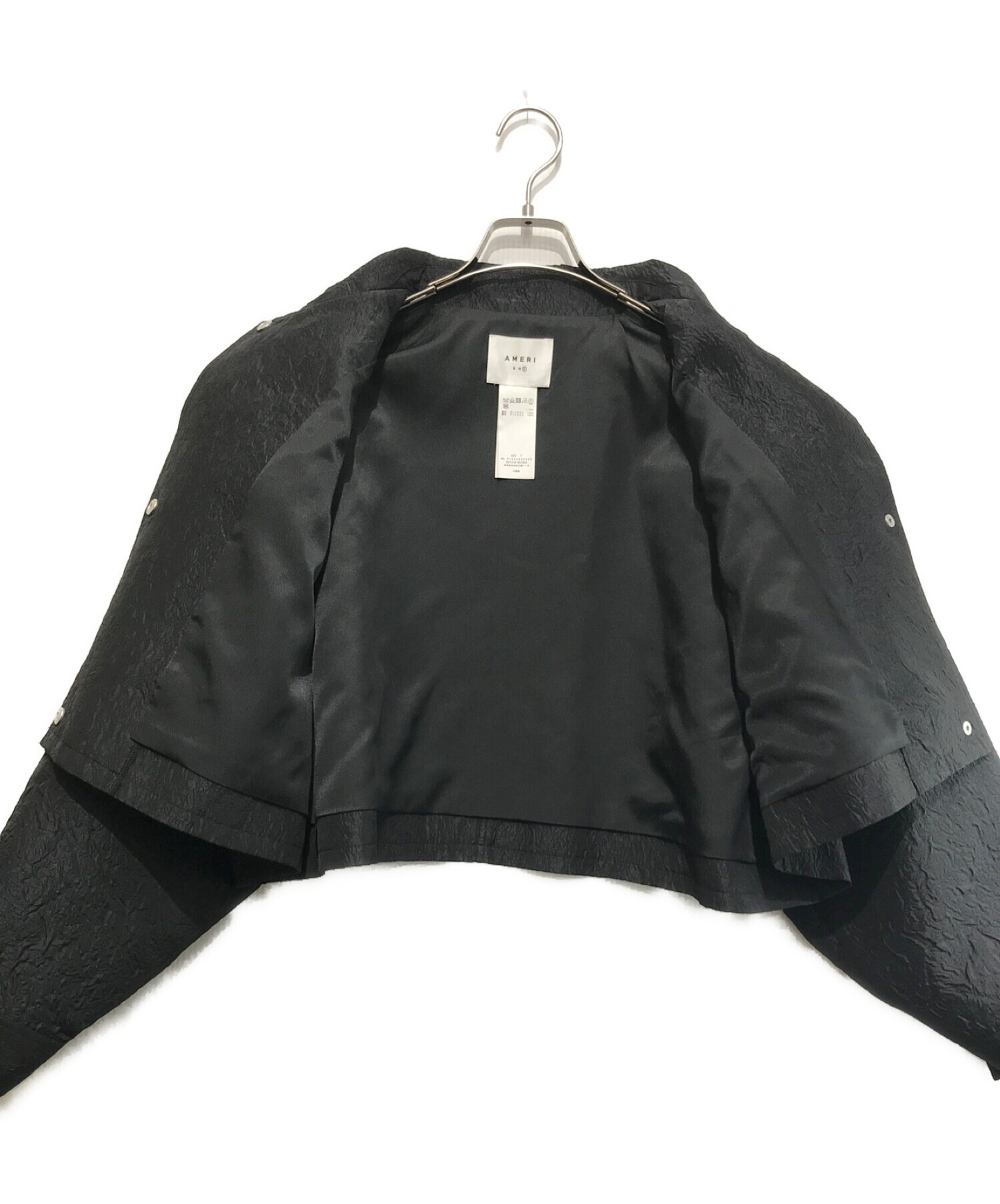 中古・古着通販】Ameri (アメリ) EMBOSS SHORT ARMY LIKE JACKET 
