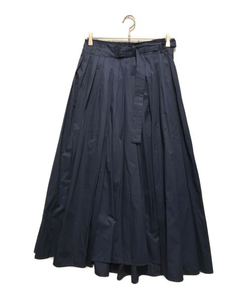 中古・古着通販】ATON (エイトン) ダブルラッププリーツスカート 