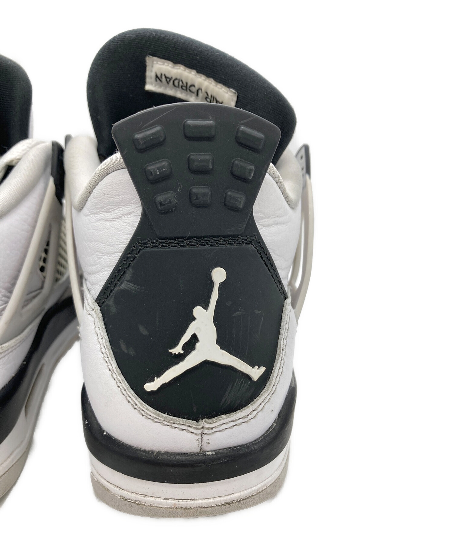 中古・古着通販】NIKE (ナイキ) GS AIR JORDAN 4 RETRO ホワイト  