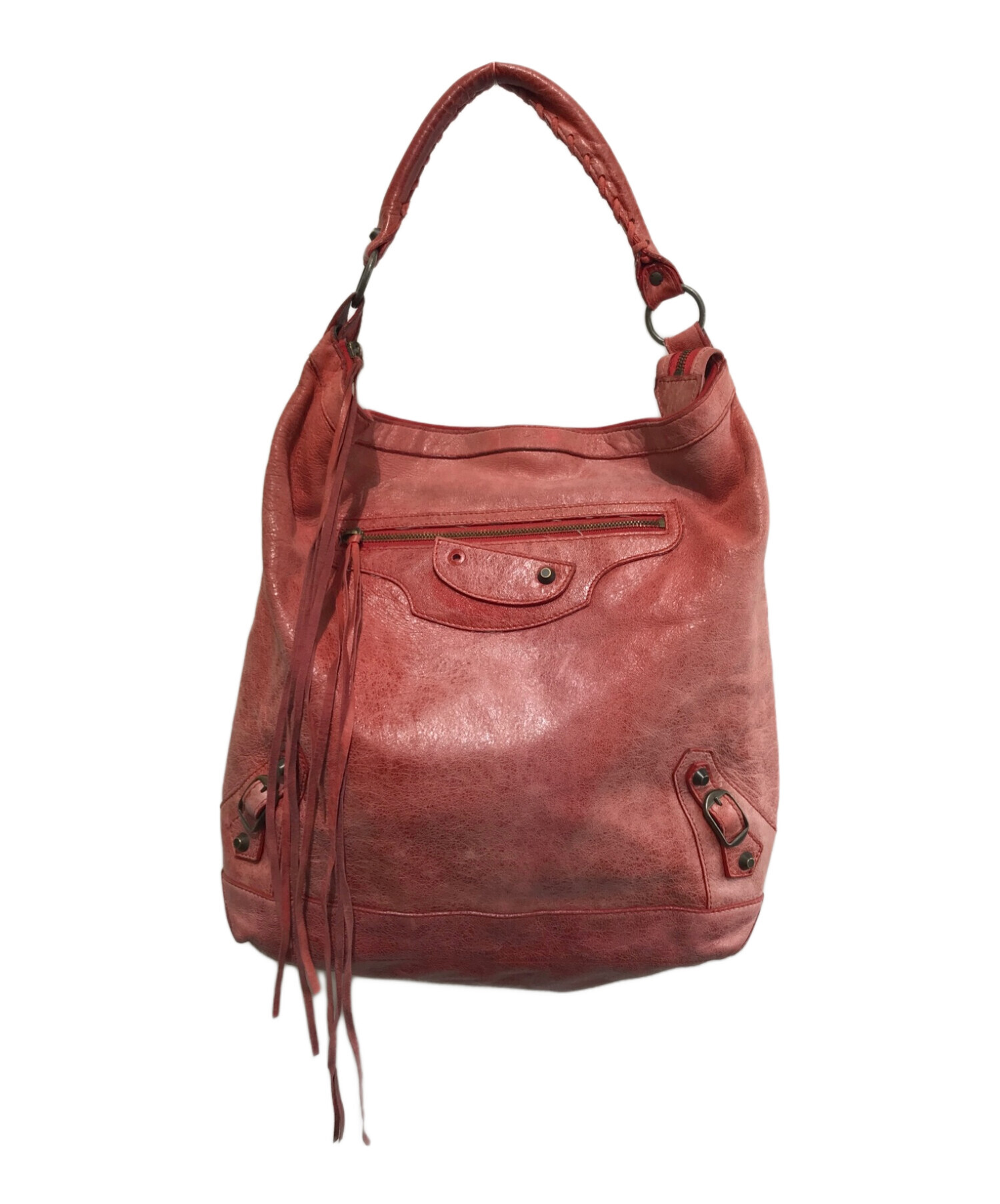 BALENCIAGA ショルダーバッグ ワンショルダーバッグBB柄 レザー BALENCIAGA バレンシアガ BB柄 ワンショルダー ショルダーバッグ