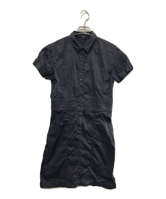中古・古着通販】GUCCI (グッチ) デニムワンピース ネイビー 