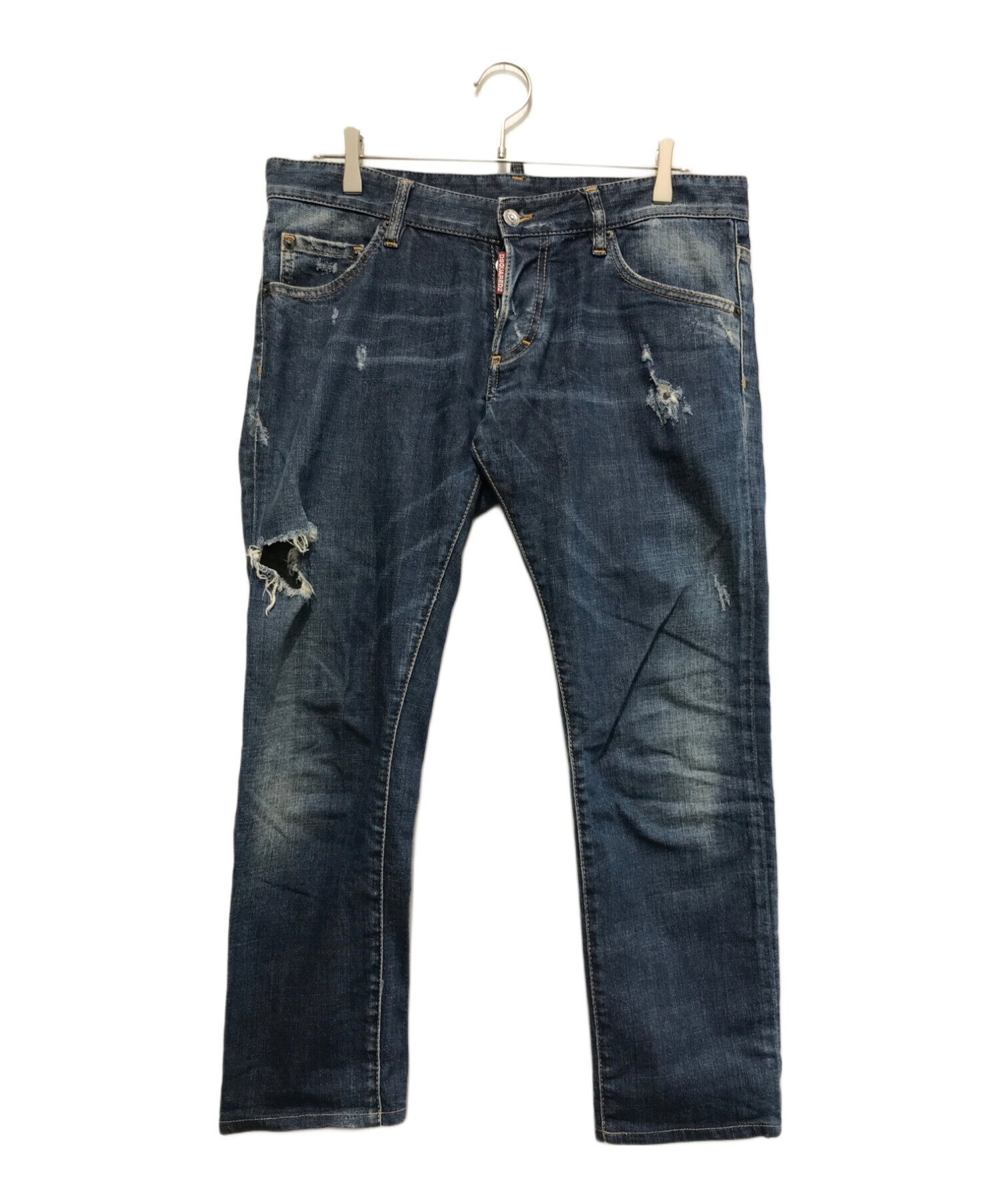中古・古着通販】DSQUARED2 (ディースクエアード) ダメージデニム 
