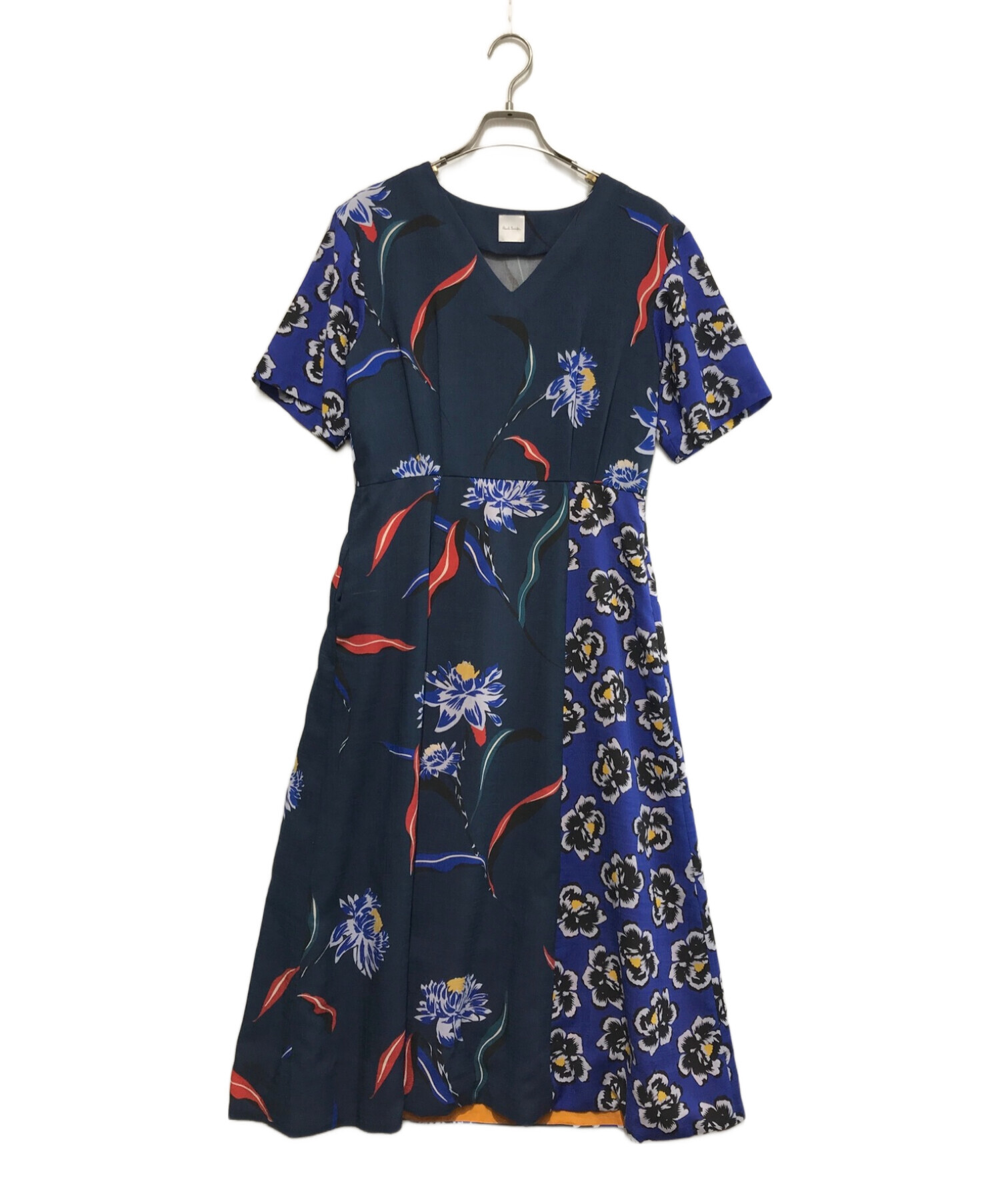 中古・古着通販】Paul Smith (ポールスミス) 花柄ワンピース ネイビー 