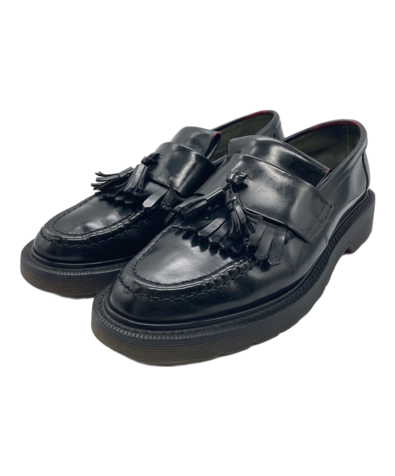 中古・古着通販】LOAKE (ローク) タッセルローファー ブラック サイズ 