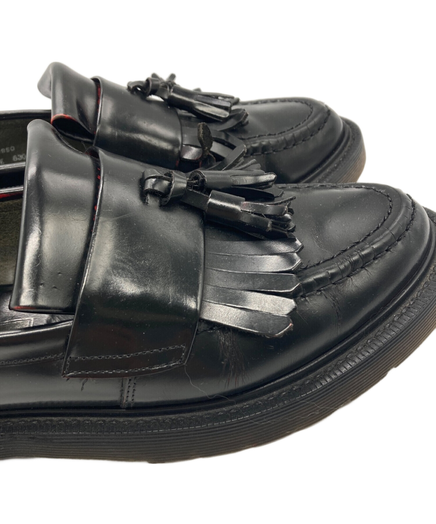 中古・古着通販】LOAKE (ローク) タッセルローファー ブラック サイズ 