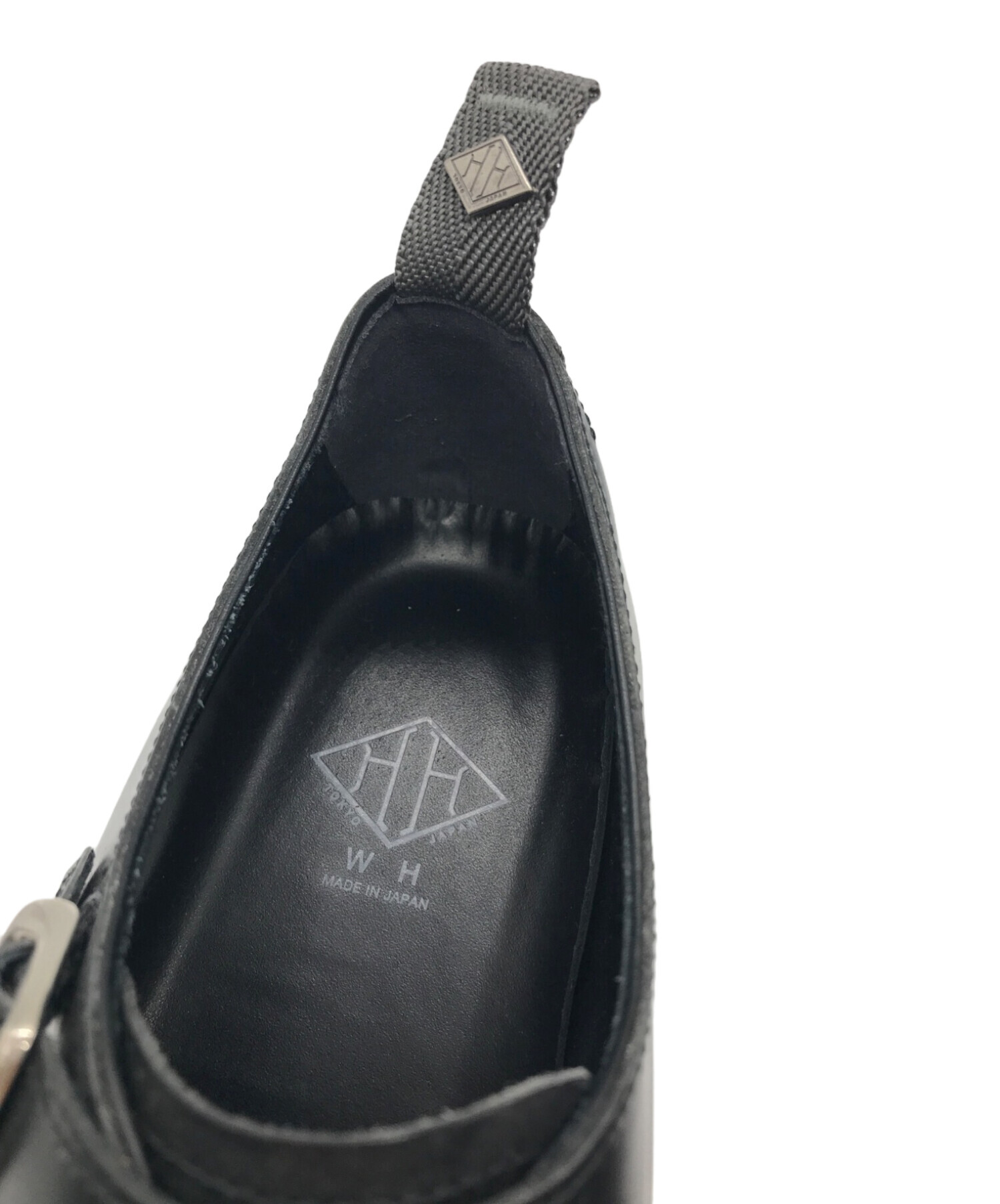 中古・古着通販】W.H (ダブルエイチ) ダブルモンクシューズ ブラック 