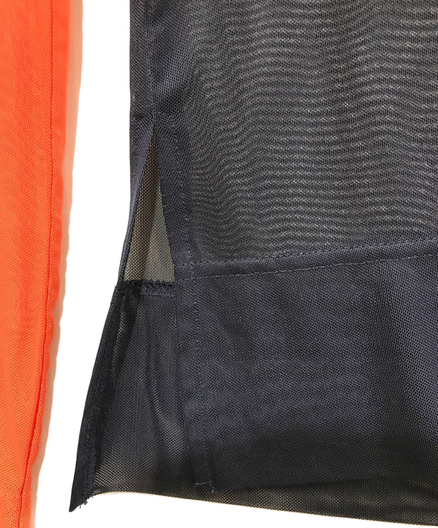 中古・古着通販】OMMO (オーエムエムオー) BLOCKING SHEER TOP 